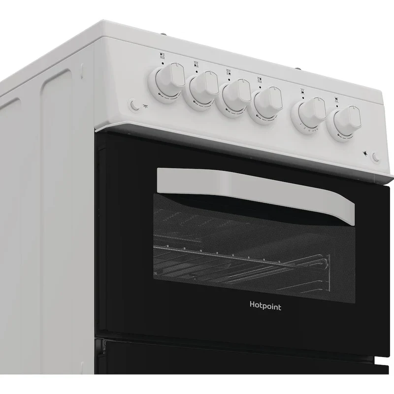 Hotpoint HTG5GCWL - White Gas Cooker - 59L - A+ Energy - Image 3