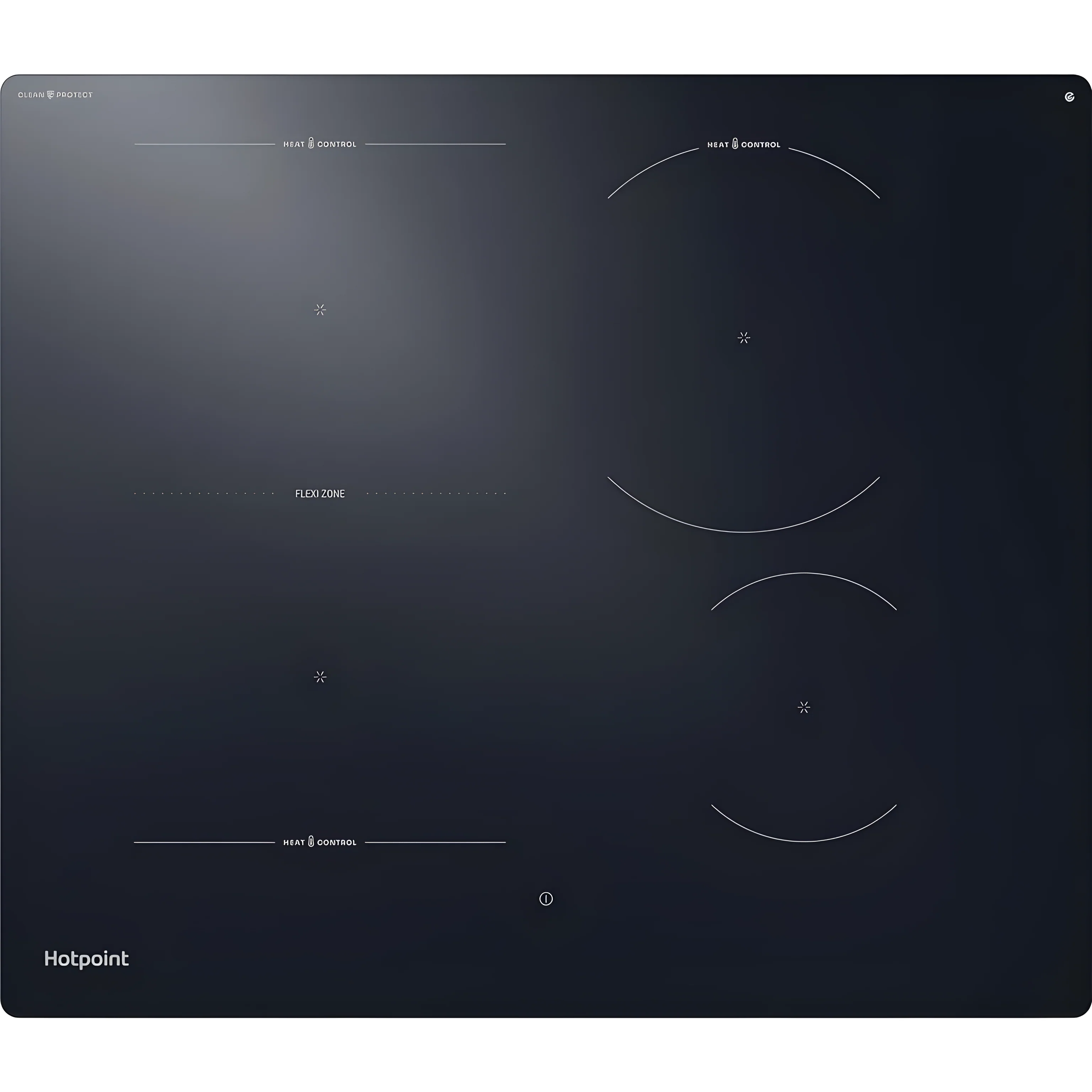 Hotpoint HTX6014DCF - Black 60cm Induction Hob - 4 Cooking Zones