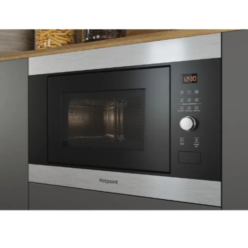 Hotpoint MF25G IX H - Stainless steel Built in Electric Microwave - Image 3