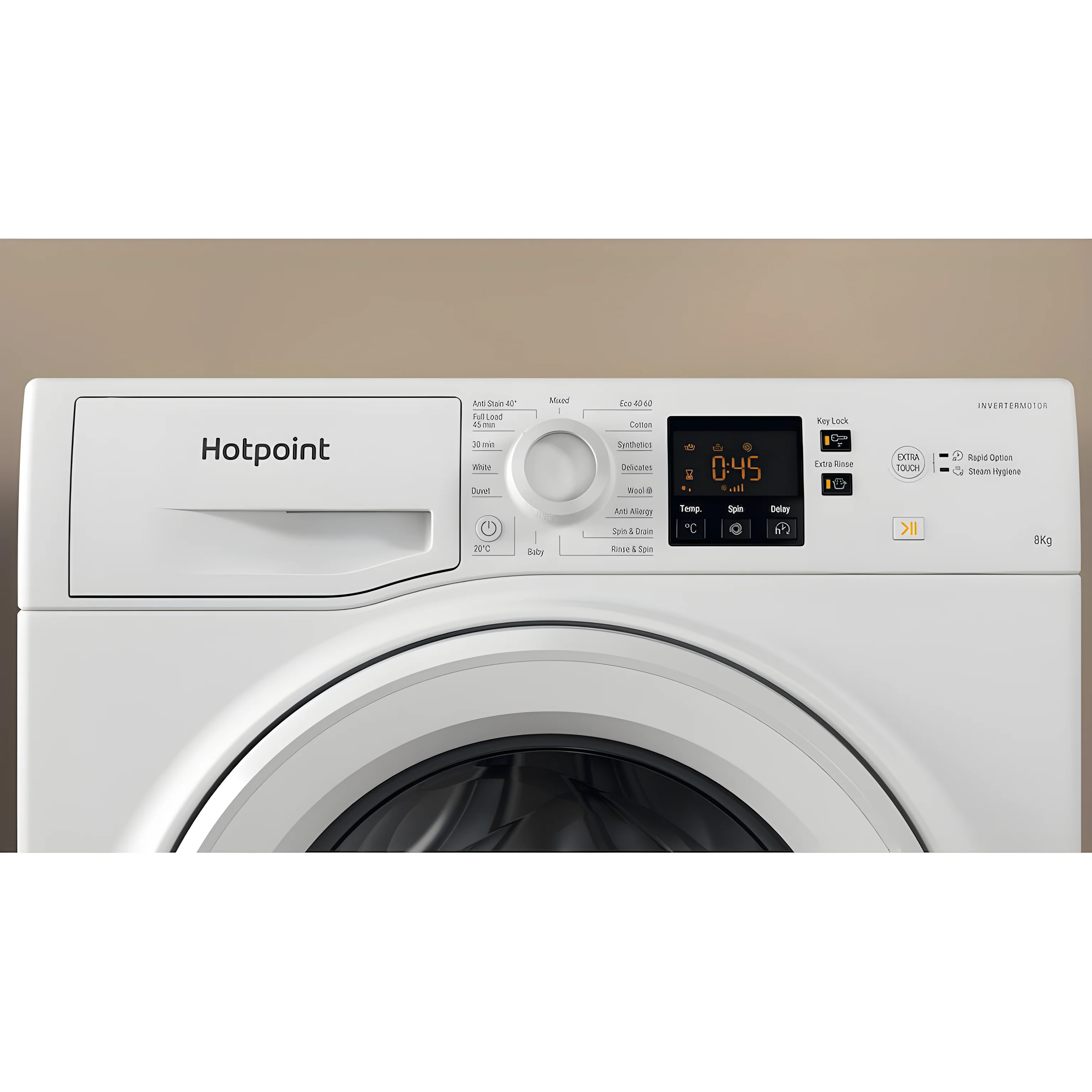 Hotpoint NSWF 846 W UK - White Freestanding 8KG Washing Machine - 1400 RPM - A energy - Image 4