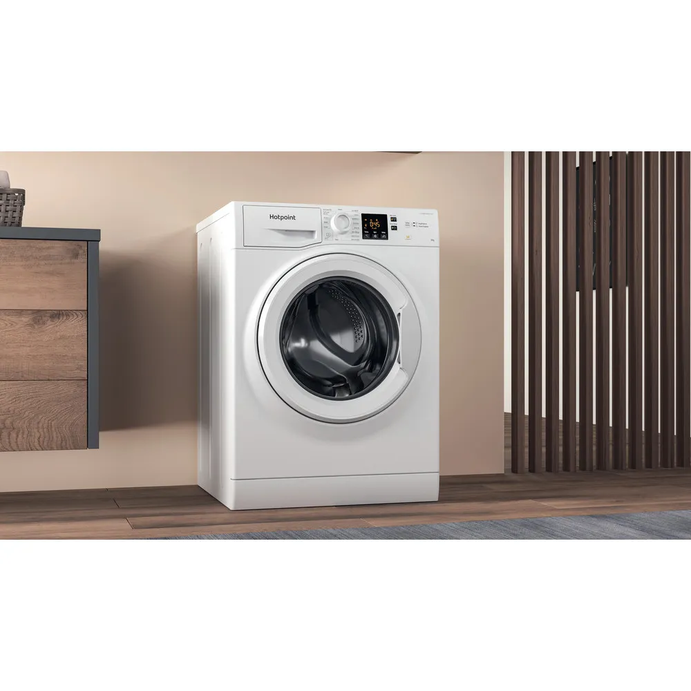 Hotpoint NSWF 846 W UK - White Freestanding 8KG Washing Machine - 1400 RPM - A energy - Image 5