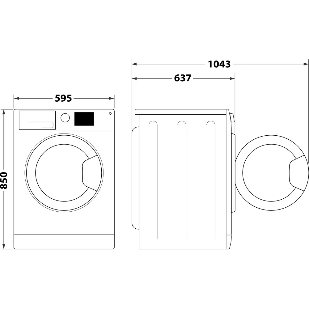 Hotpoint NSWF 946 W UK - White 9KG Washing Machine - 1400 RPM - A energy - Image 11