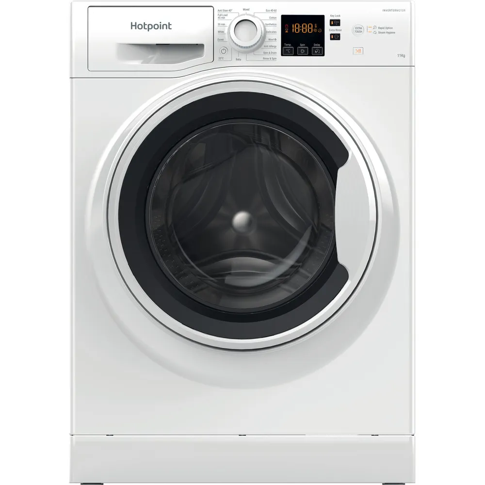 Hotpoint NSWA 1146 WW UK - White 11KG Washing Machine - 1400 RPM - A energy