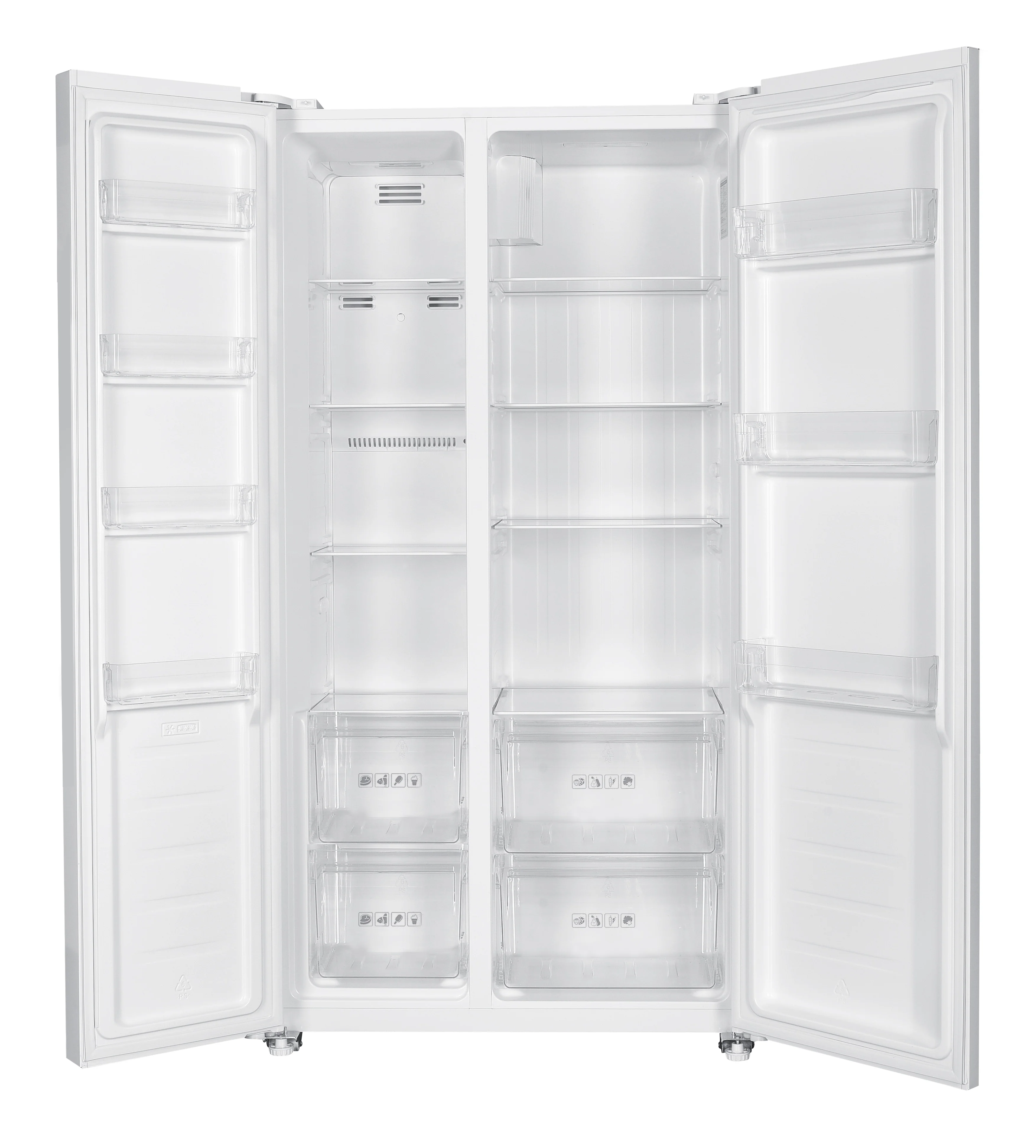 Iceking IKSBS442WH - White American Fridge Freezer - 442L - E Energy Rating - Image 2