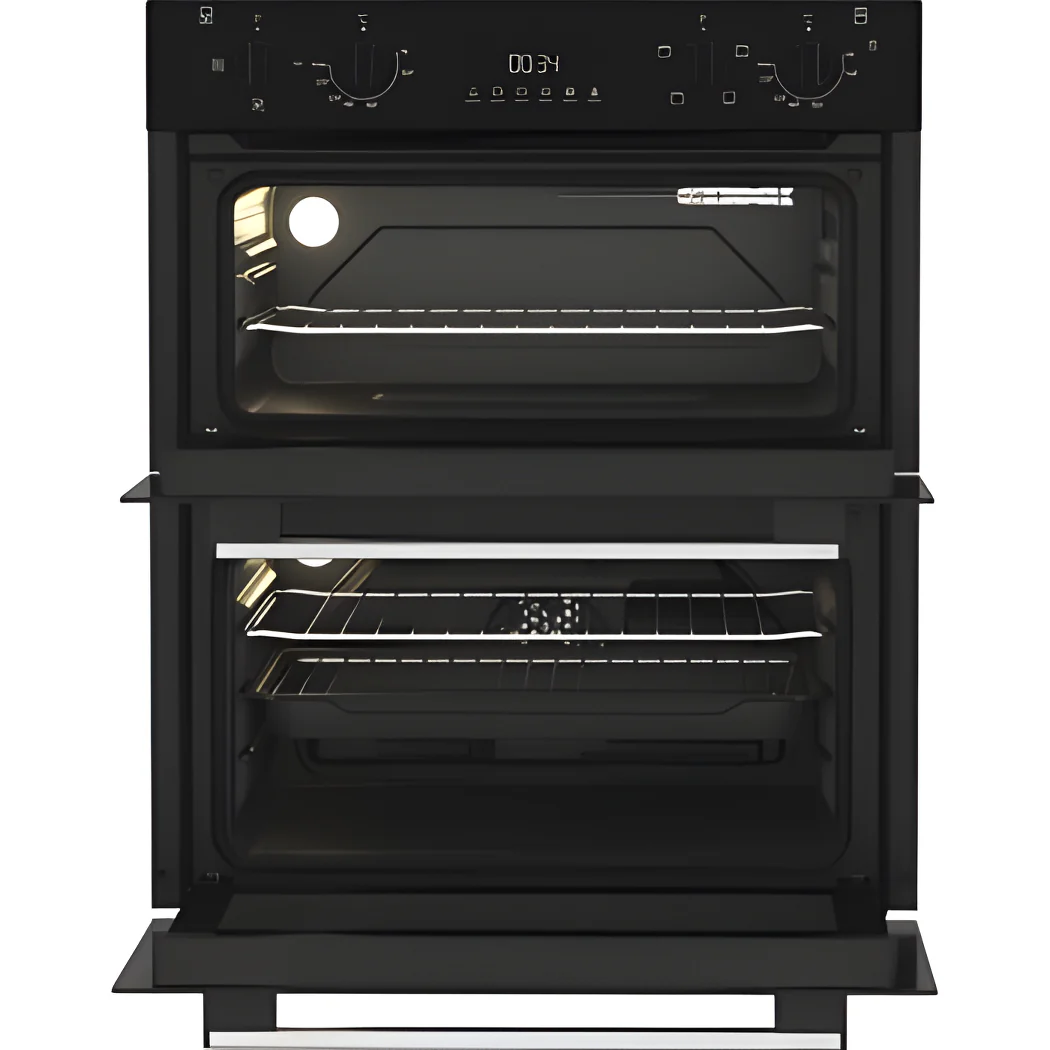 Indesit DUI 10D B - Black Built Under Double Oven - 48L + 36L - A++ Energy - Image 2