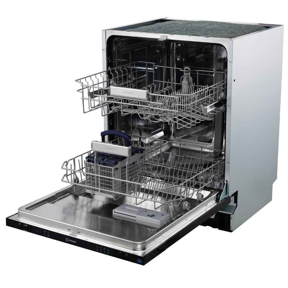 Indesit IN2IE13CNO8 - Black 13 Place Fully Integrated Dishwasher - 8 Programs - E Energy Rating - Image 4