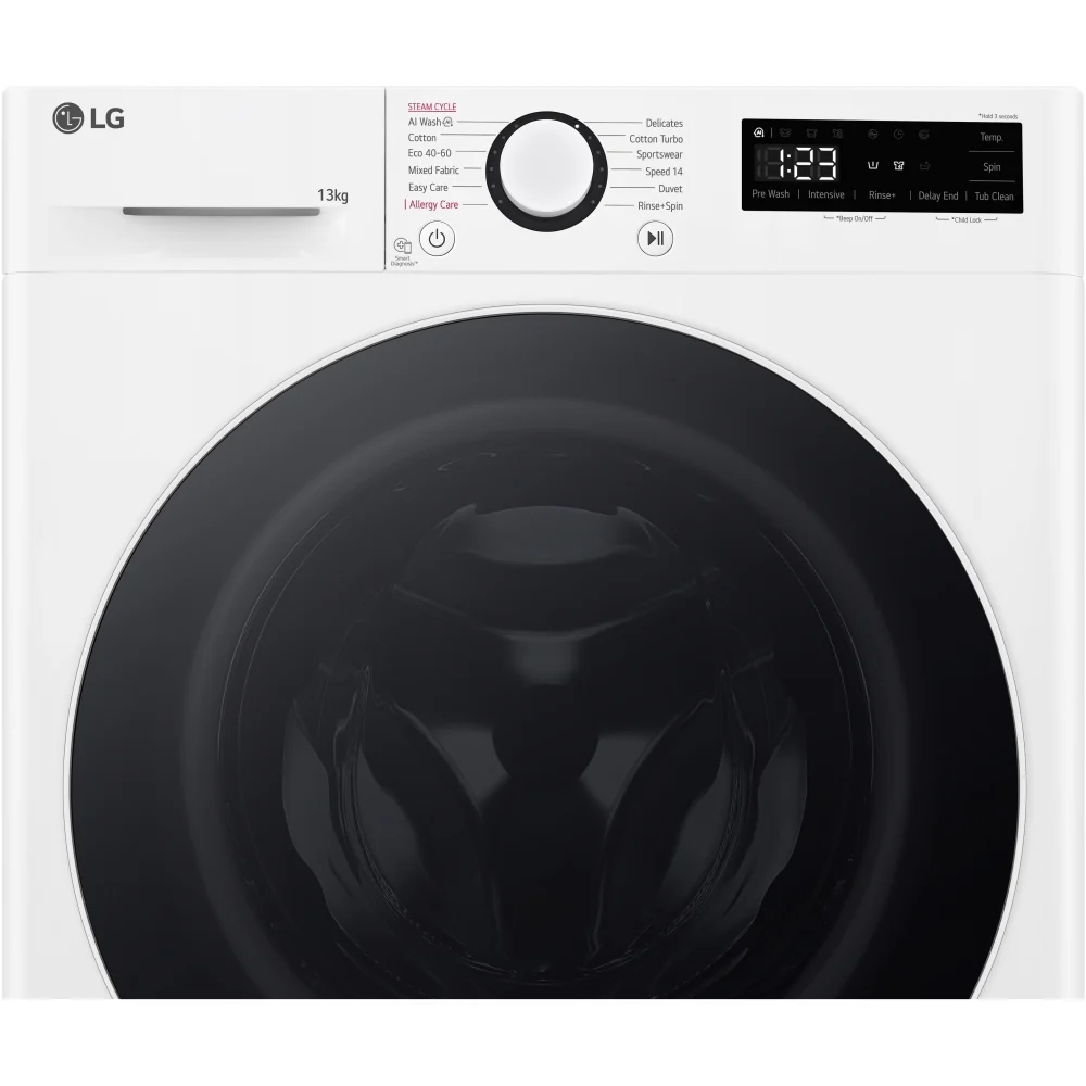 LG F4Y513WWLN1 - White 13KG Washing Machine - 1400 RPM - A energy - Image 3