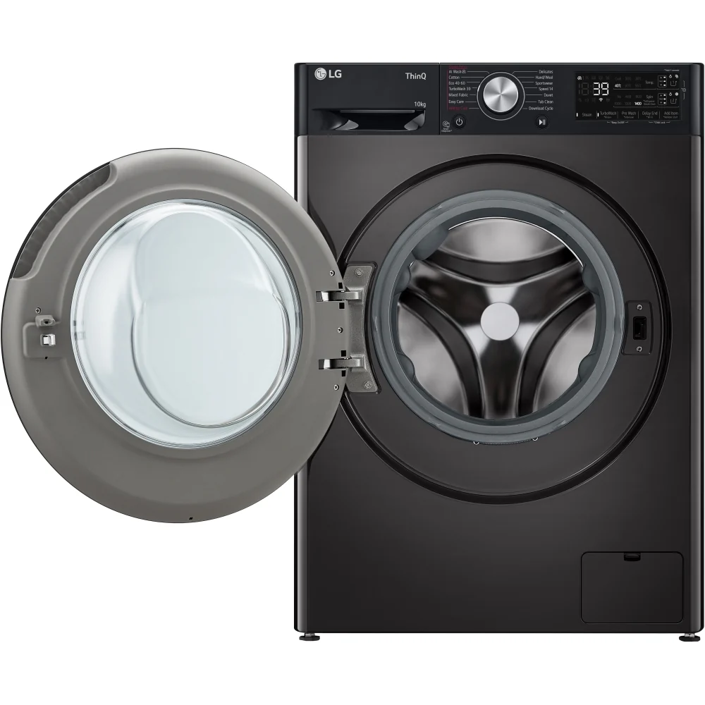 LG F4Y710BBTA1 - Black 10KG Washing Machine - 1400 RPM - A energy - Image 2