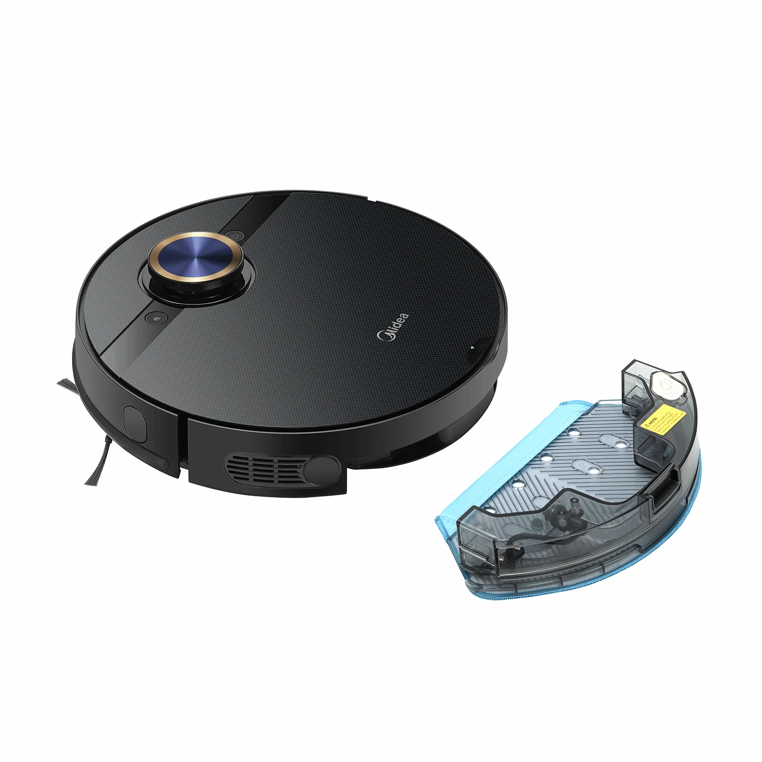 Midea M7 Pro - Black Robot Vacuum Cleaner - 4000Pa Suction - 430ml Capacity - Image 3