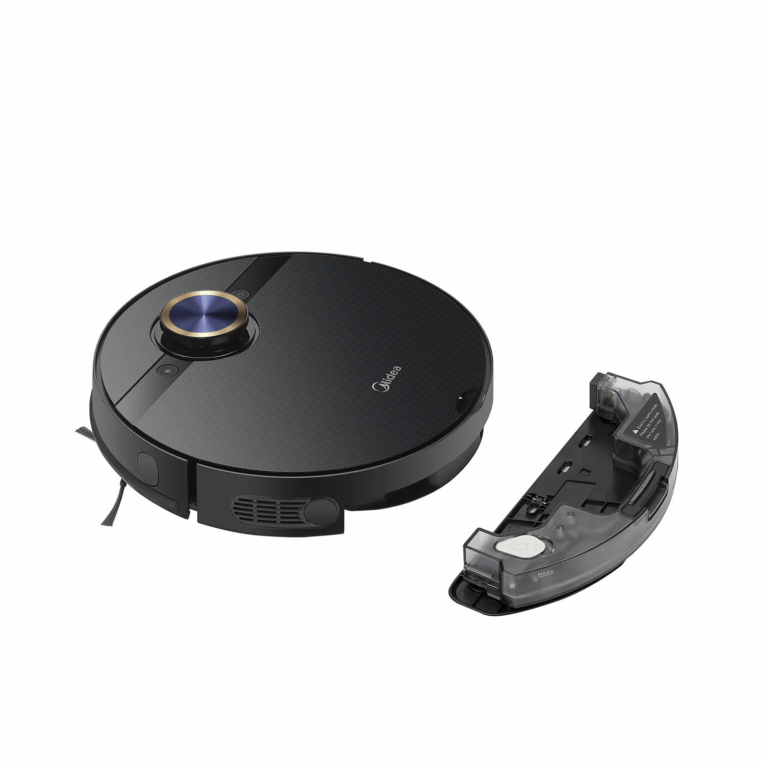 Midea M7 Pro - Black Robot Vacuum Cleaner - 4000Pa Suction - 430ml Capacity - Image 4