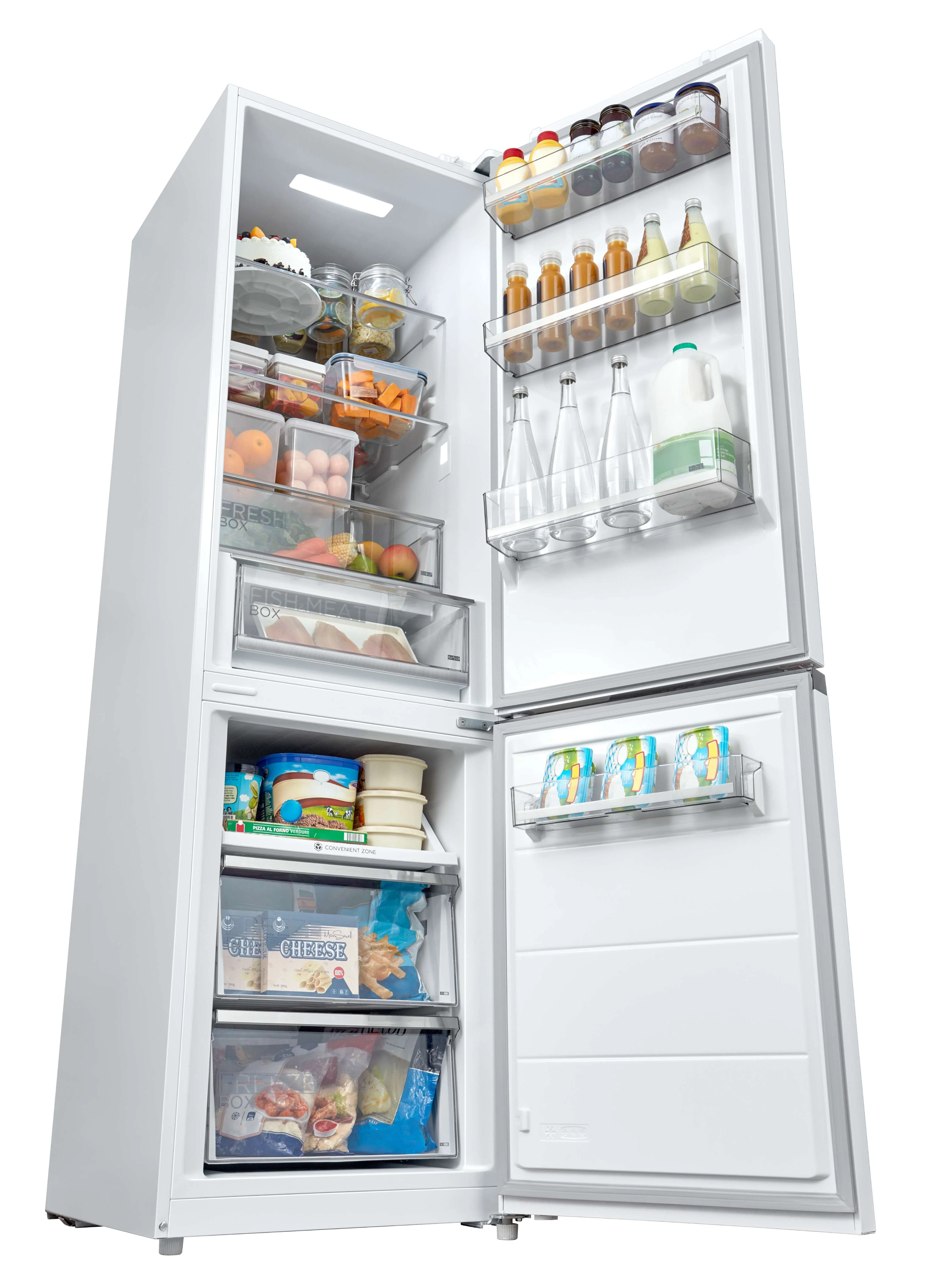 Midea MDRB521MIC01 - White Fridge Freezer - 378L - C Energy - Image 2