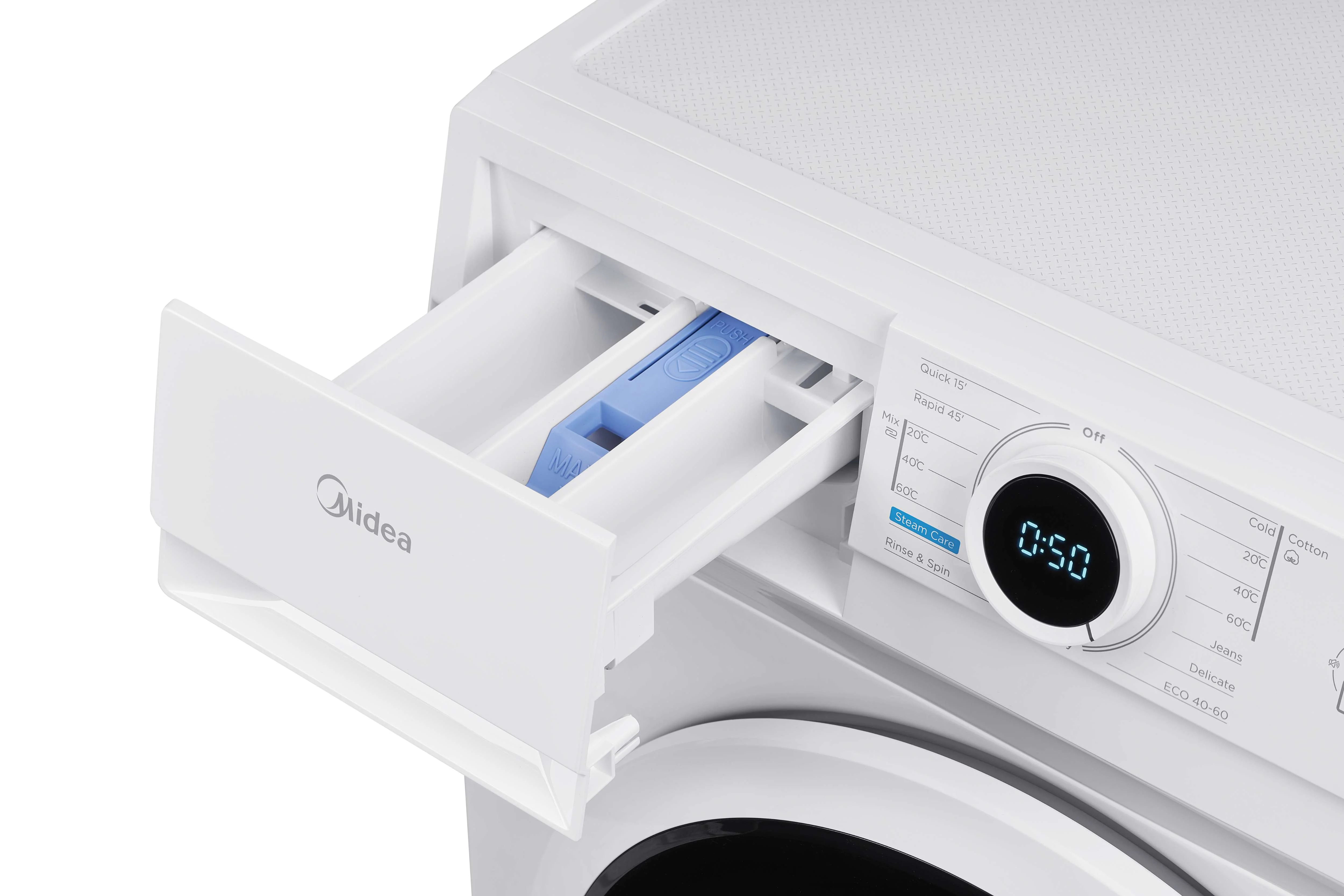Midea MF10EW80BA - White 8KG Washing Machine - A Energy - Image 3