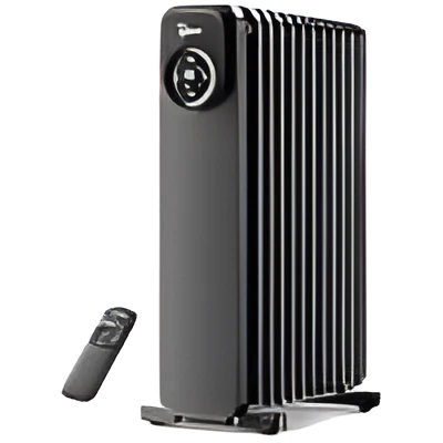 Midea MHO231R11BPB - Black Oil Filled Radiator - 11 Fins 2300W - Remote Control & LED Screen - Image 2