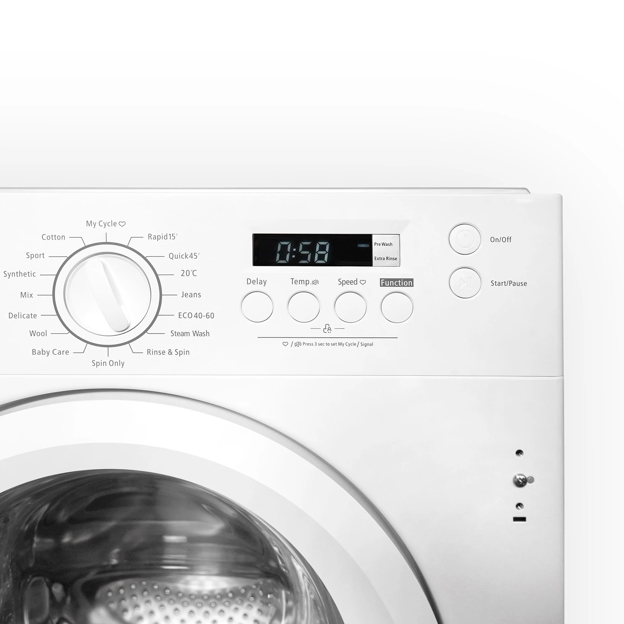 Montpellier MBIWM814 - 8KG Integrated Washing Machine - 1400 RPM - A energy - Image 5
