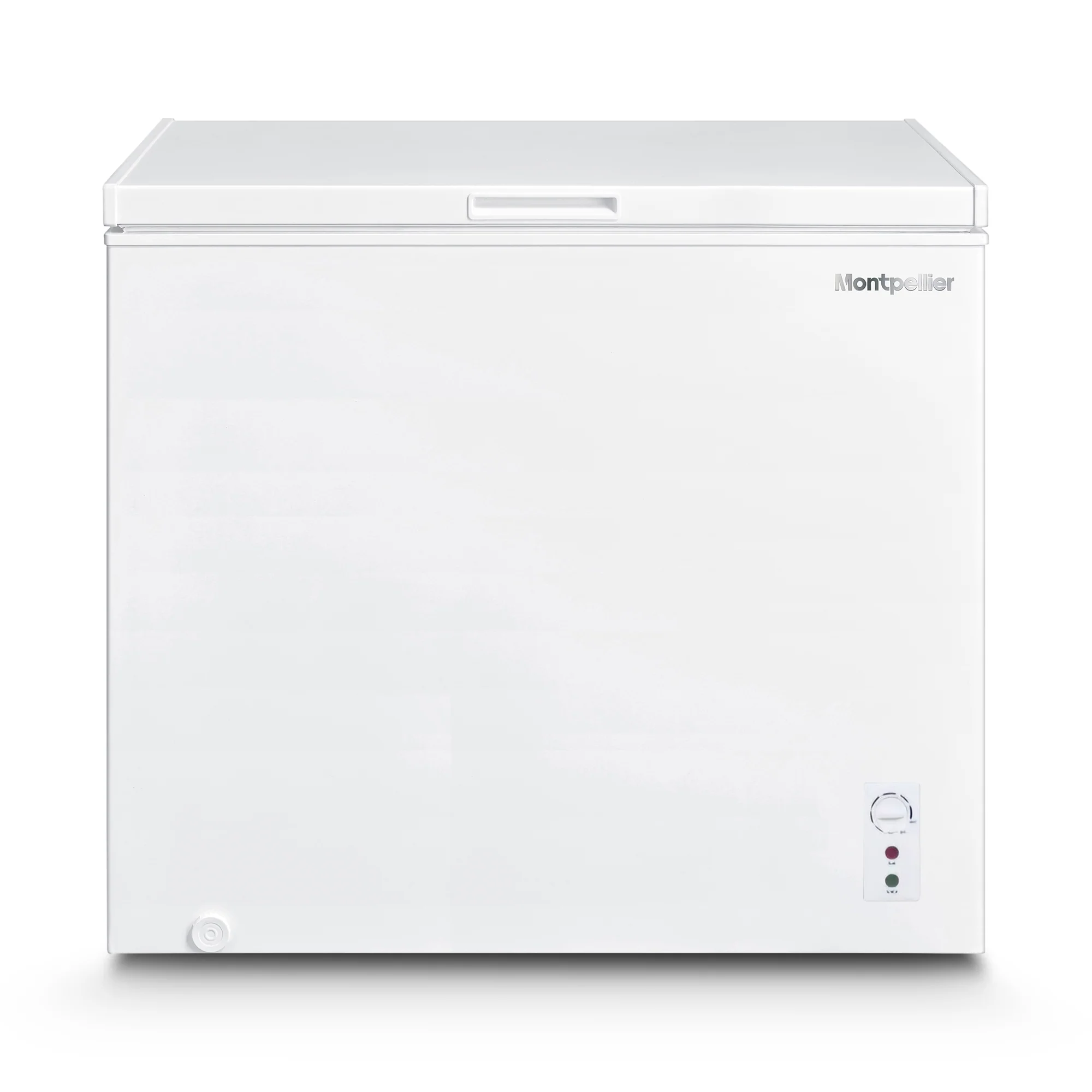 Montpellier MDACF194W - White 194L Chest Freezer - Garage Safe - E Energy