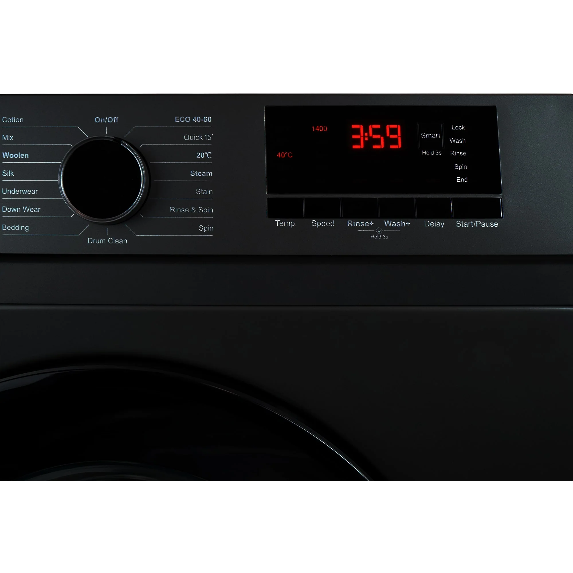 Montpellier MDAWM1014K - Black 10KG Washing Machine - 1400 RPM - A energy - Image 5