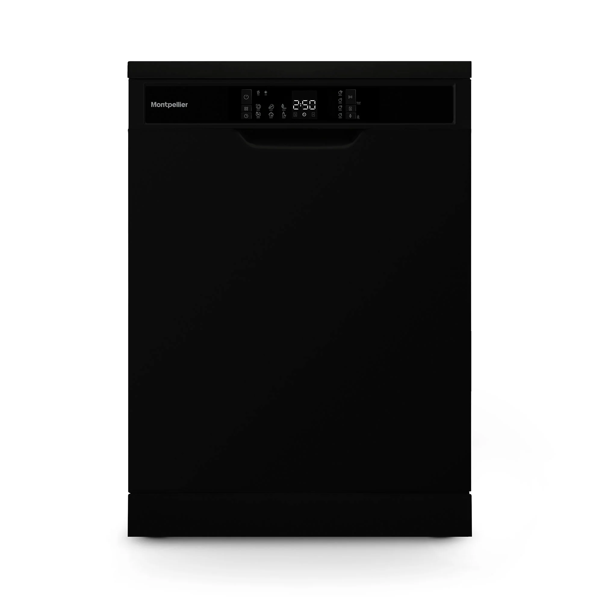 Montpellier MDWD1464K - Black 14 Place Settings Dishwasher - Freestanding - D Energy Rating