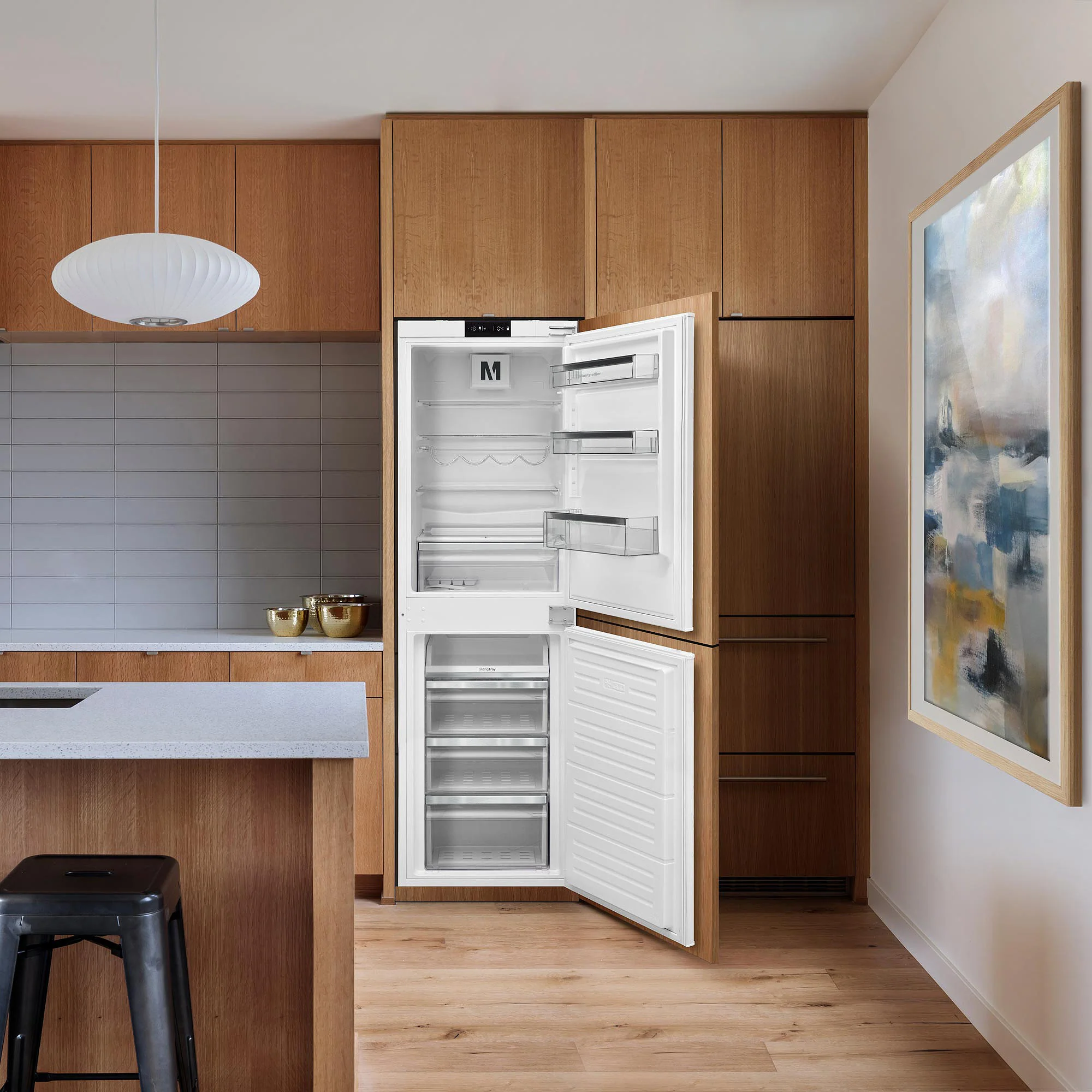 Montpellier MIFF550FF - White Integrated Frost Free Fridge Freezer - 230 Litres - Energy Rating E - Image 10