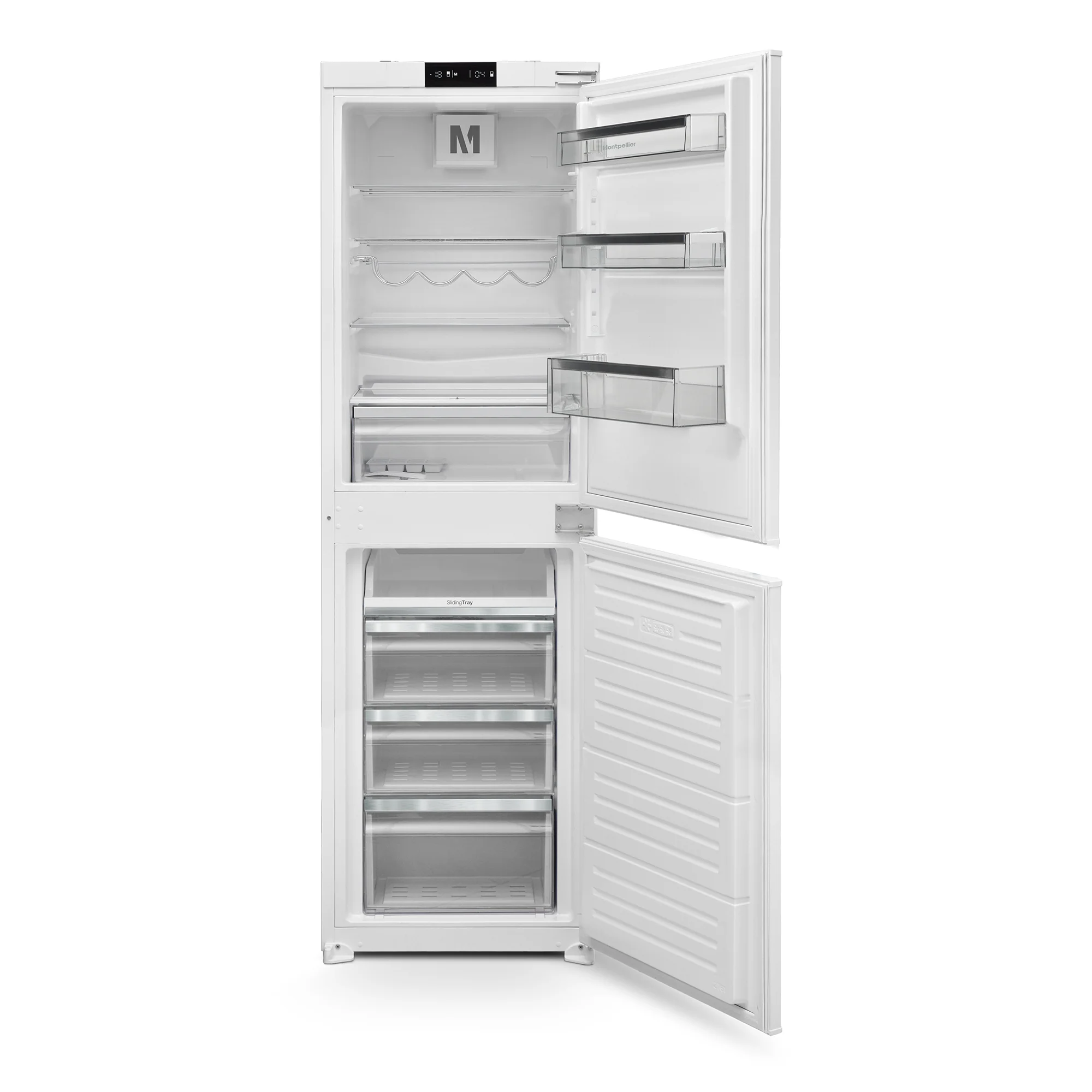 Montpellier MIFF550FF - White Integrated Frost Free Fridge Freezer - 230 Litres - Energy Rating E - Image 2