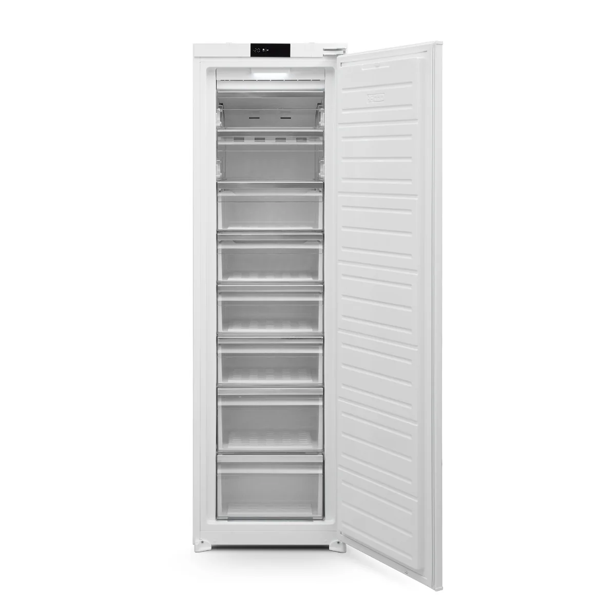 Montpellier MITF197 - White Integrated Frost Free Freezer - E energy - sliding hinge - Image 2
