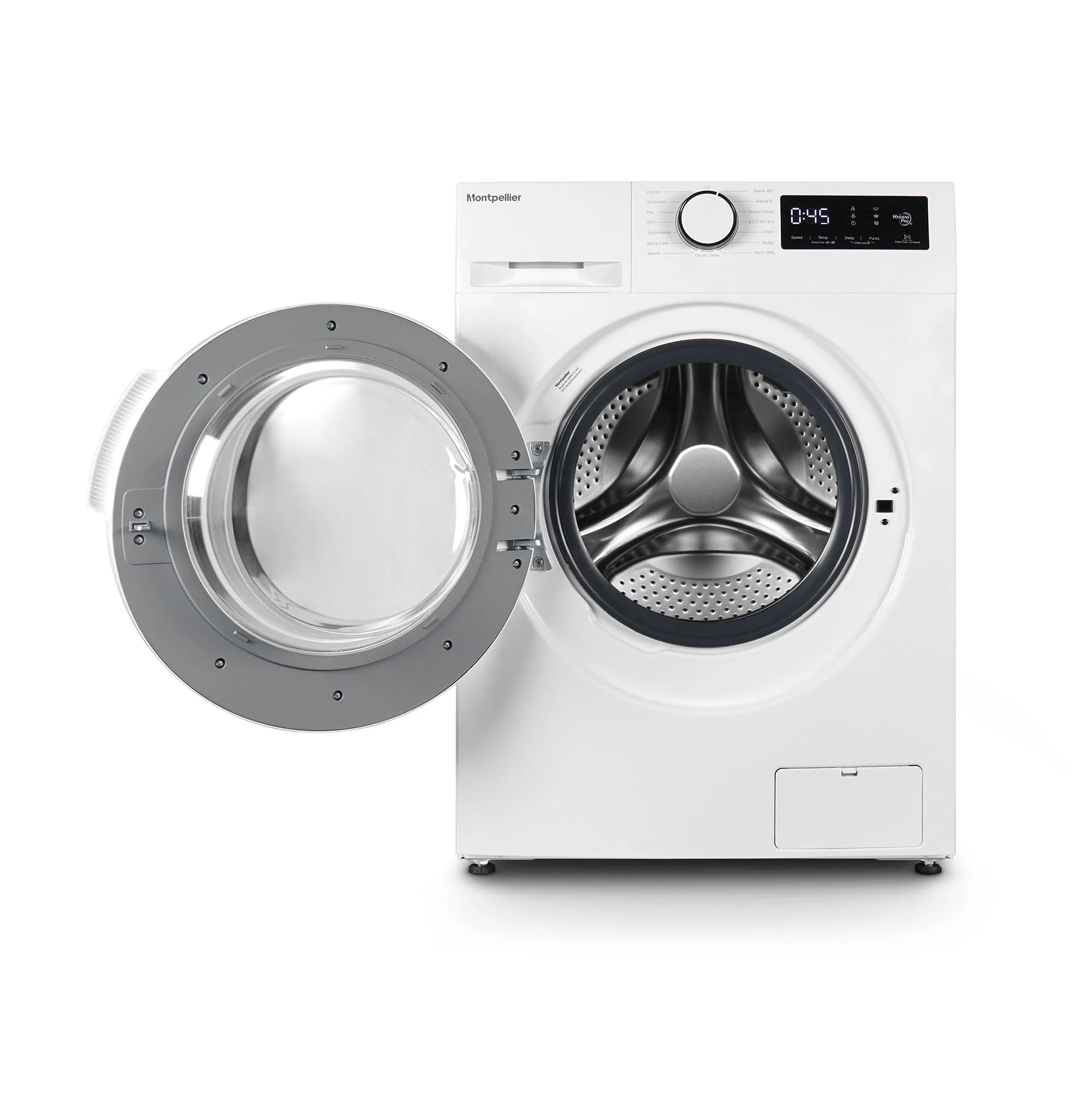 Montpellier MWM1214W - White 12KG Washing Machine - 1400 RPM - A energy - Image 2