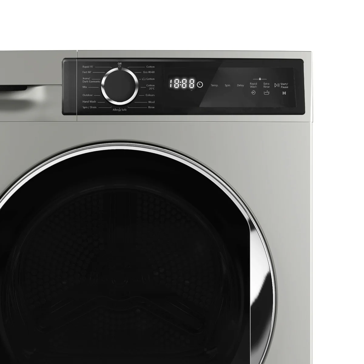 Montpellier MWM814BLS - Silver Freestanding 8KG Washing Machine - 1400 RPM - A energy - Image 5