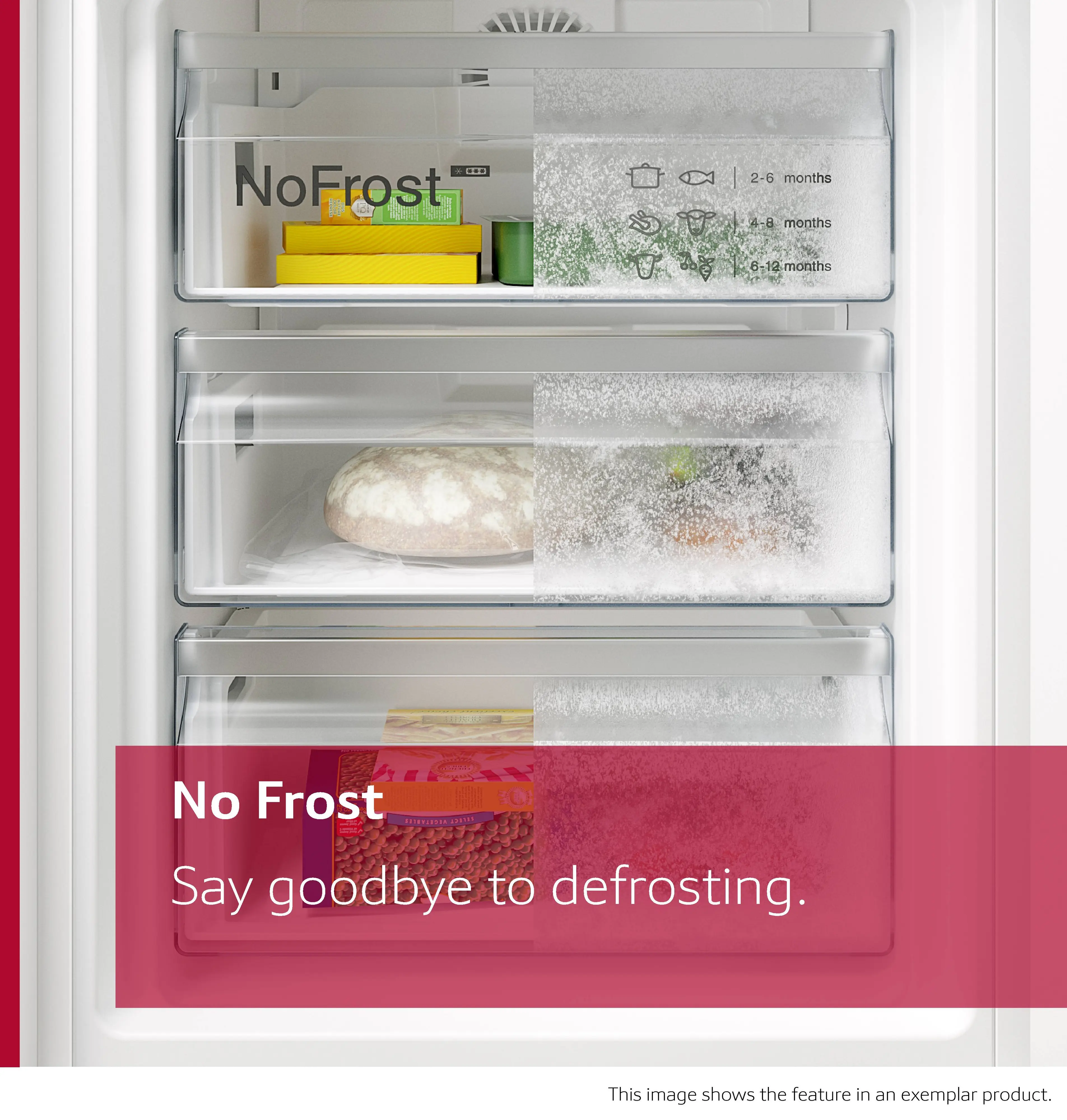 Neff KB7966DD1G - Built-In Fridge Freezer - 284L/98L - D Energy - Image 2