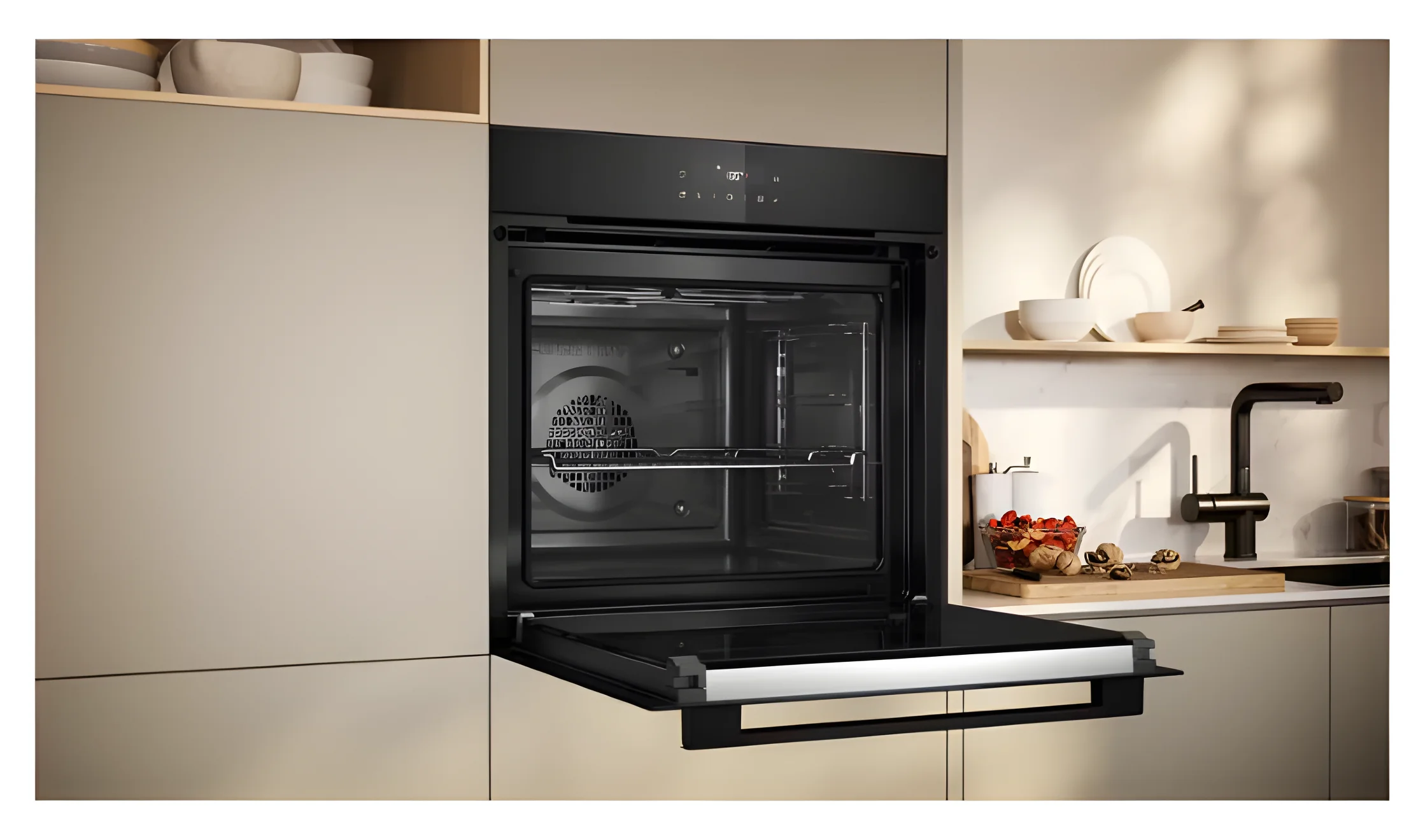 Neff B2CCJ7AK0B - Black Built-in Single Oven - 71L - G Energy - Image 4