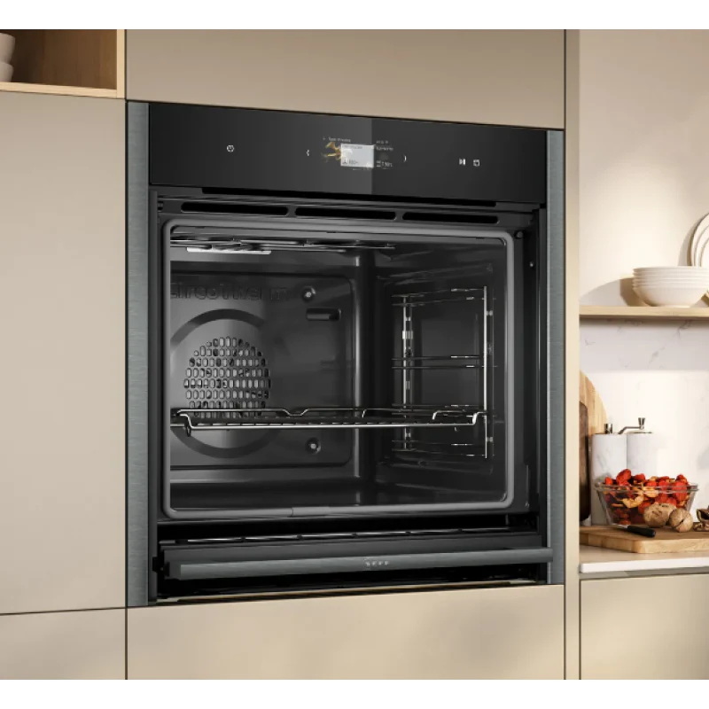 Neff B64VS71G0B - Slide and hide® N90 Series Graphite Built in Electric Single Oven - A+ energy - Image 2