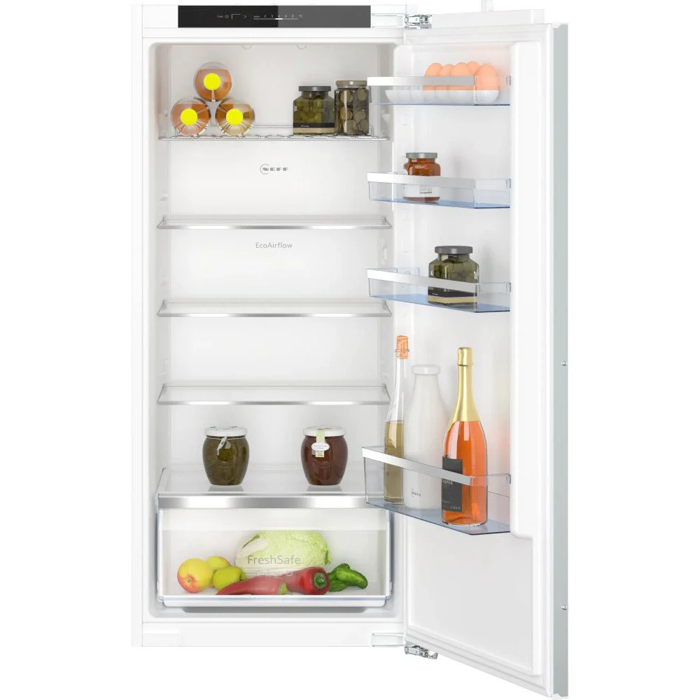 Neff KI1412FE0 - Silver Built-in Larder Fridge - 204L Capacity - Fixed Hinge - E Energy