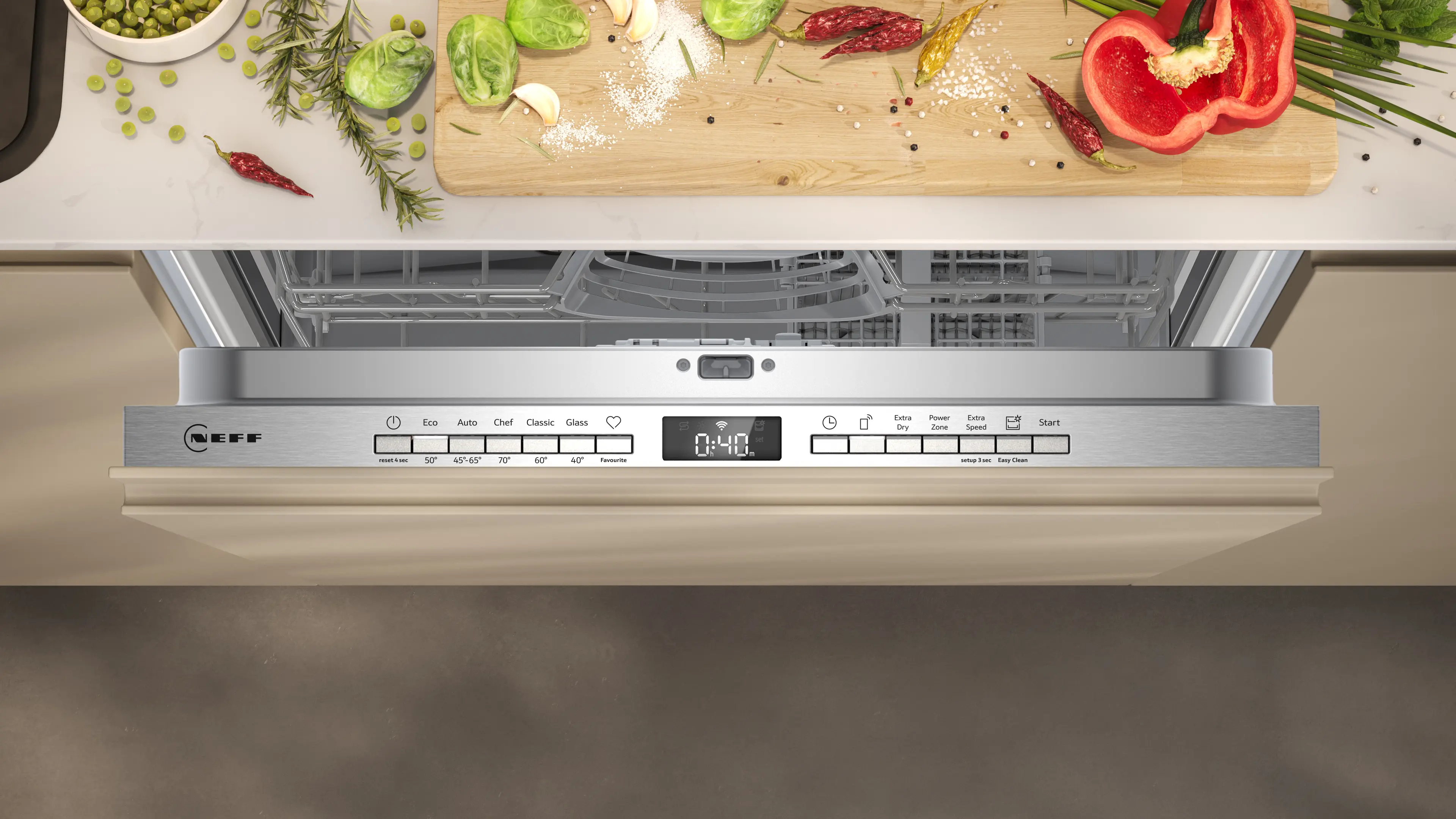 Neff S175HTX14G - Fully Integrated Dishwasher 60cm - Variable Hinge - C Energy - Image 3