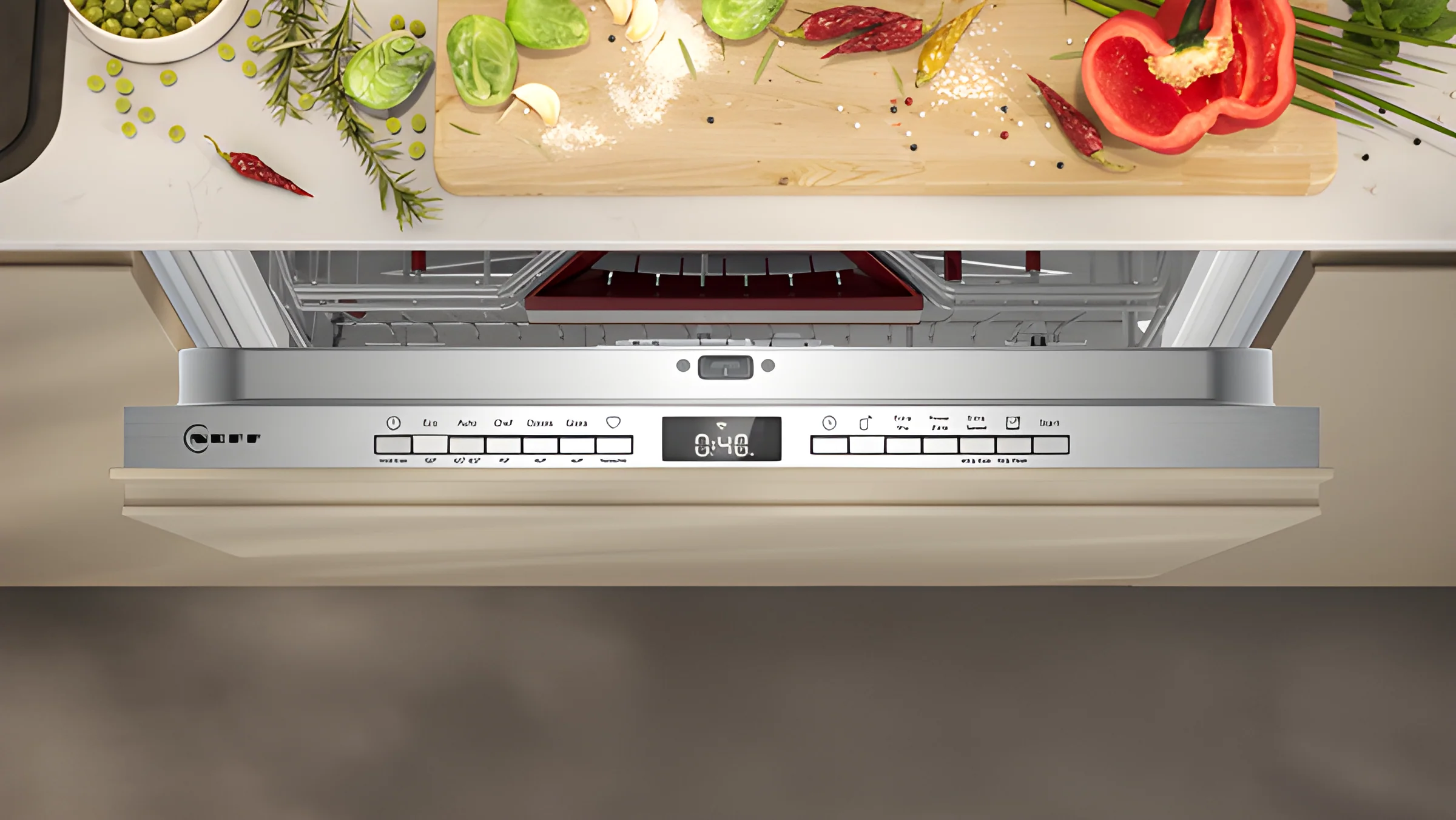 Neff S295HCX17G - Fully Integrated Dishwasher - 14 Place Settings - C Energy - Image 2