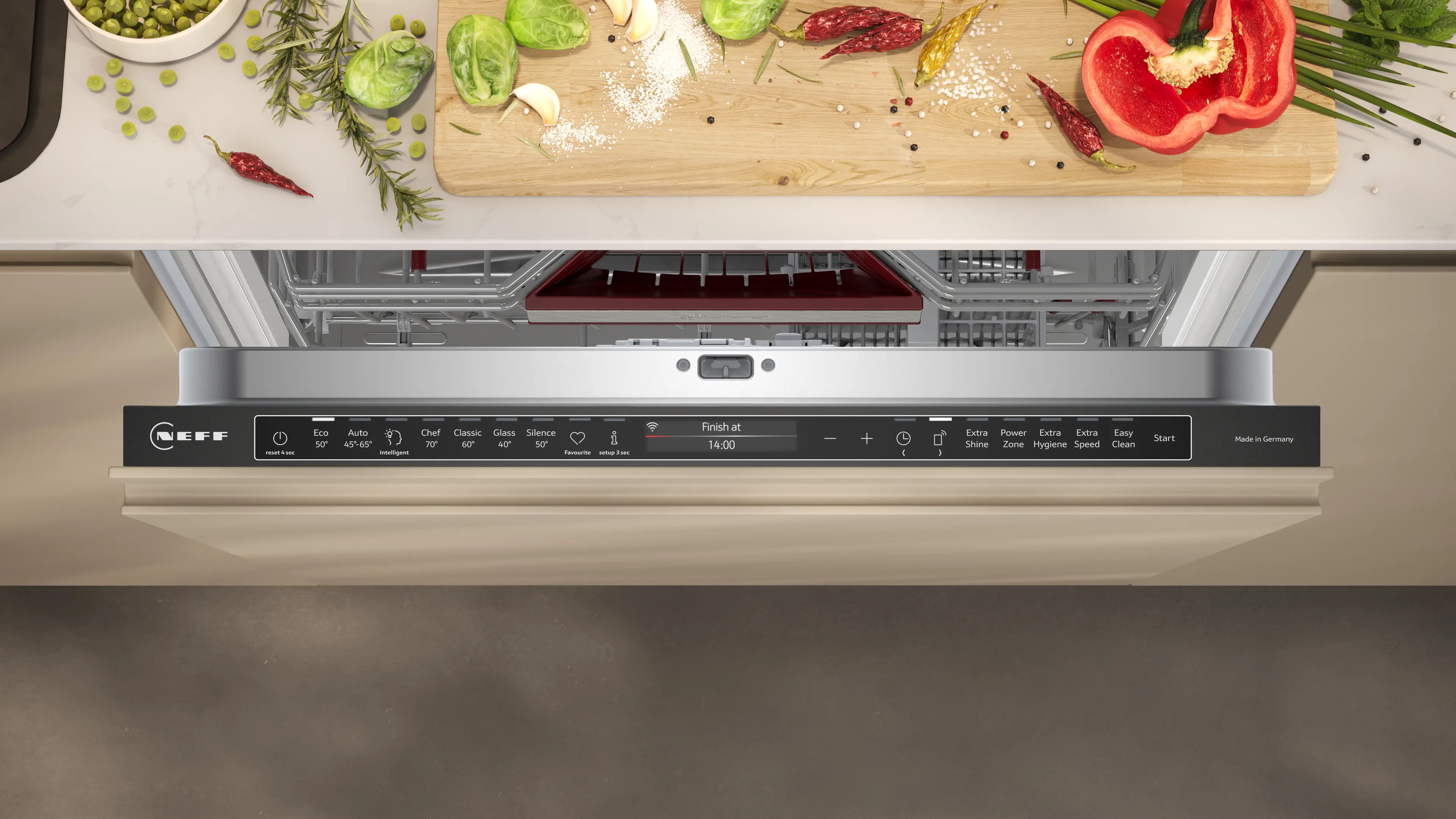 Neff S299ZB803E - Fully Integrated Dishwasher 60cm - Variable Hinge - B Energy - Image 3