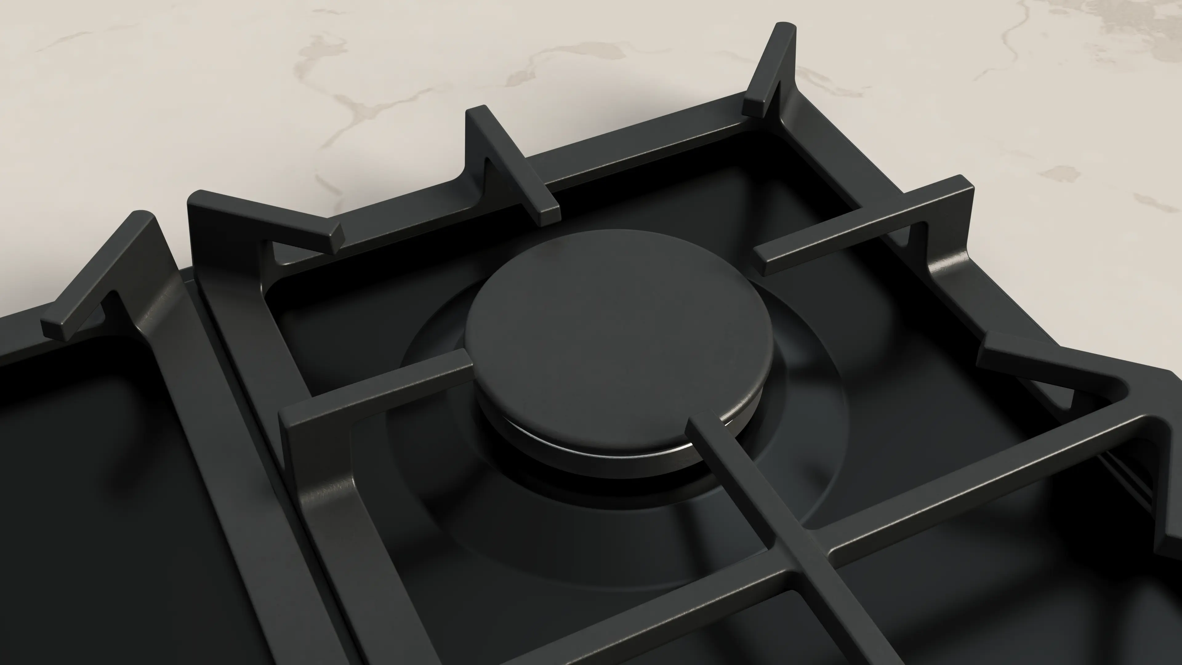 Neff T27CIQ8S0 - Black Gas Hob - 75cm - 5 Cooking Zones - Image 4