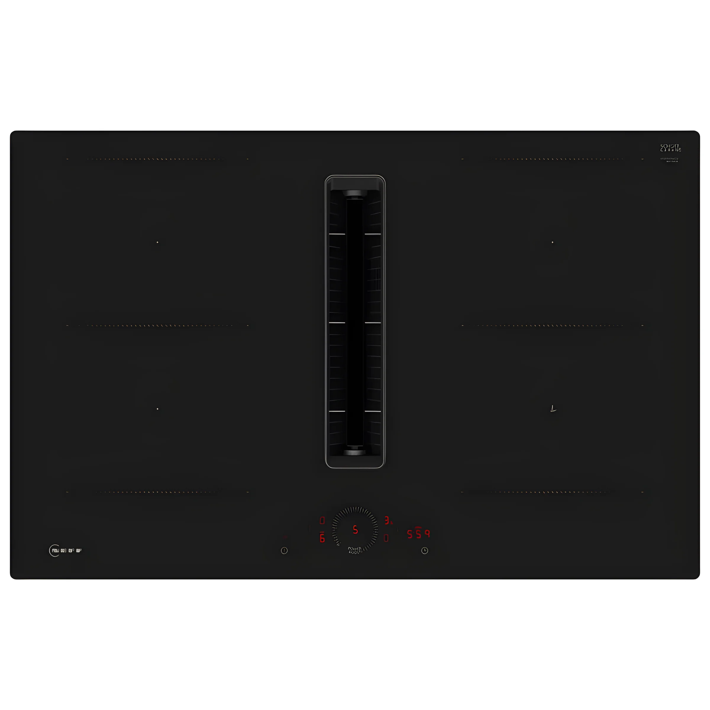 Neff V58PHQ4C0 - Black 4 Zone Venting Hob - B energy
