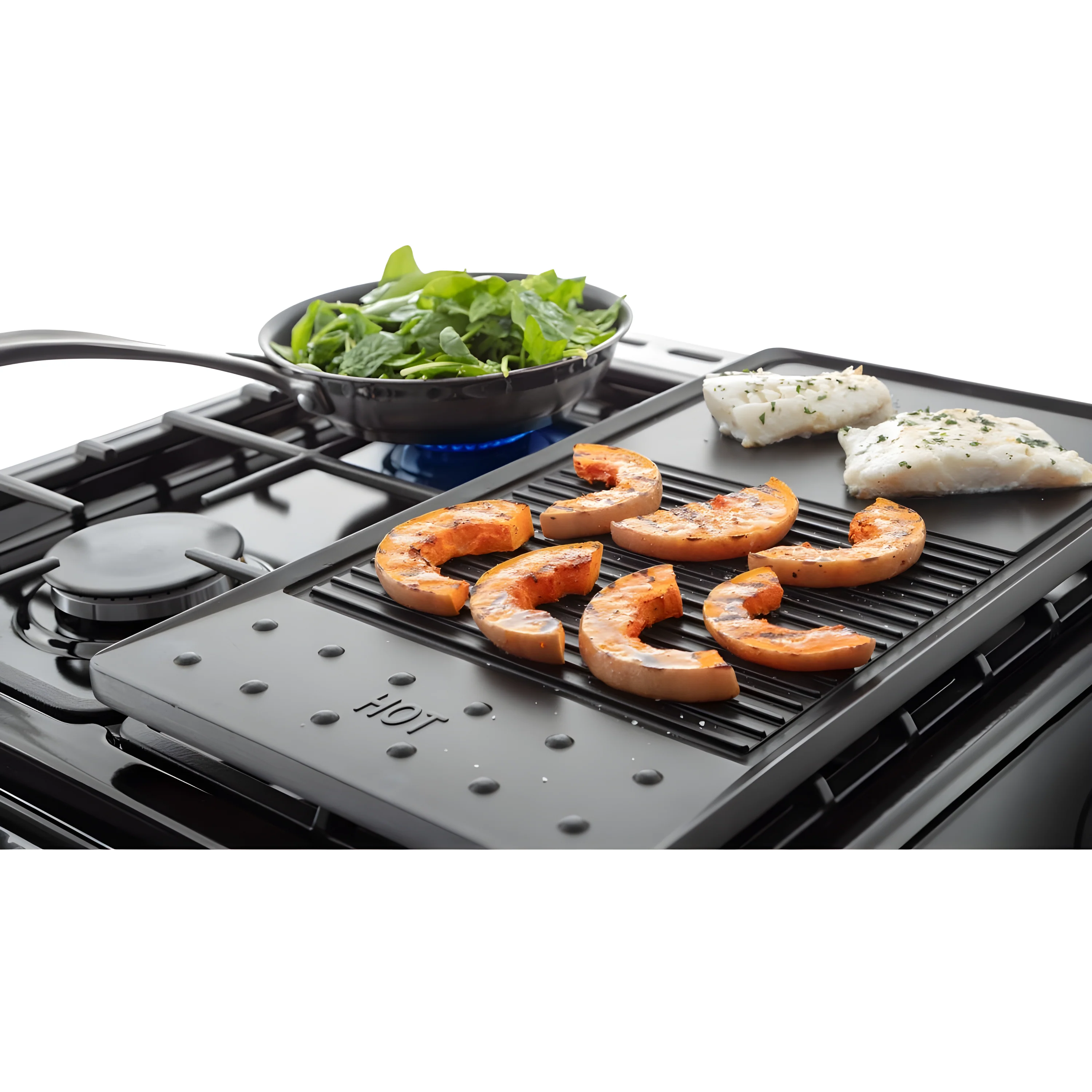 Rangemaster CLA60NGFCR/C - Cream Double Oven Gas Cooker - 4 Zones - A+ Energy Rating - Image 2