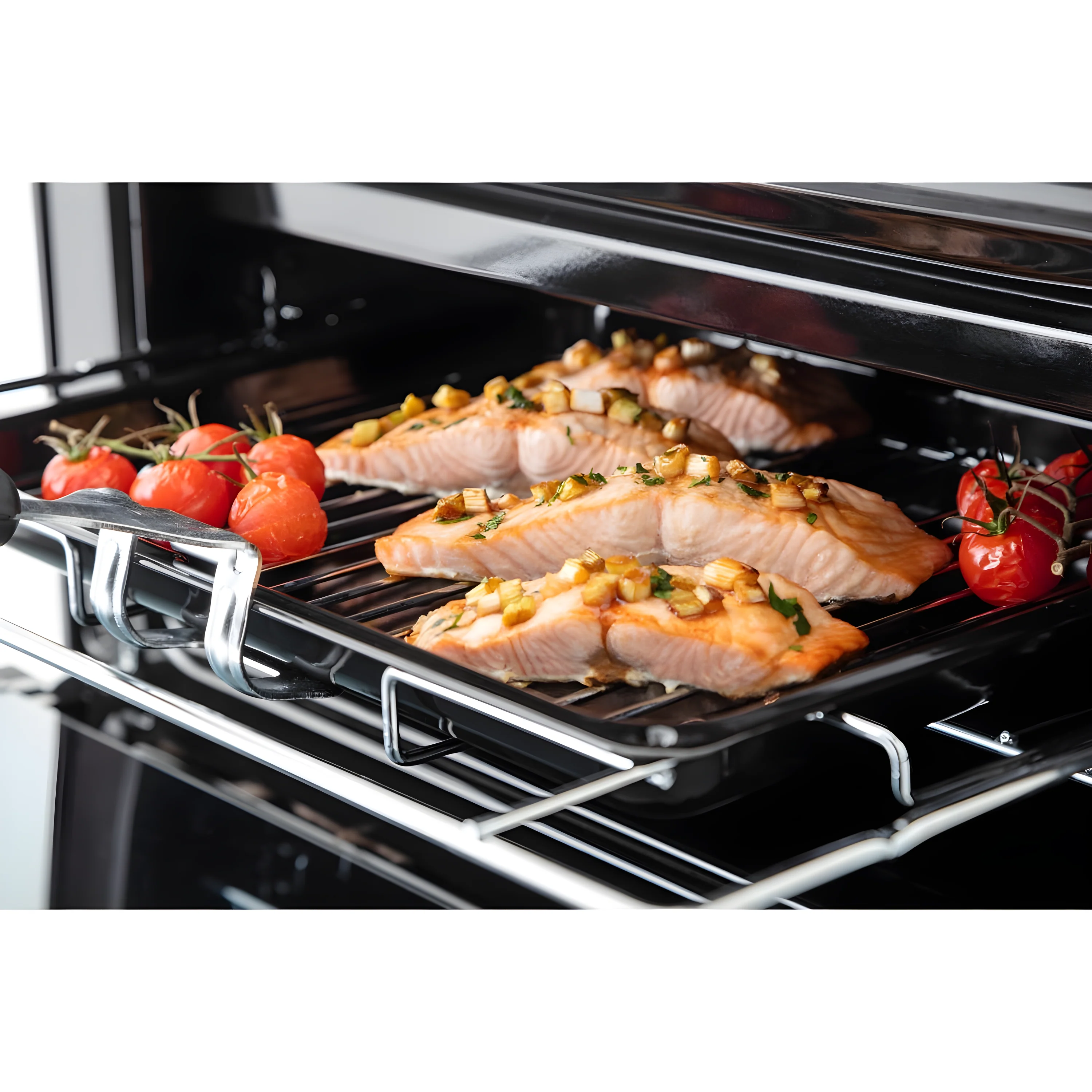Rangemaster CLA60NGFCR/C - Cream Double Oven Gas Cooker - 4 Zones - A+ Energy Rating - Image 5