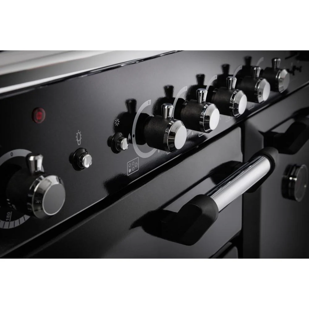 Rangemaster Classic CLA100NGFCY/C - Red/Chrome 100cm Range Cooker - Gas - A+ Rated - Image 4