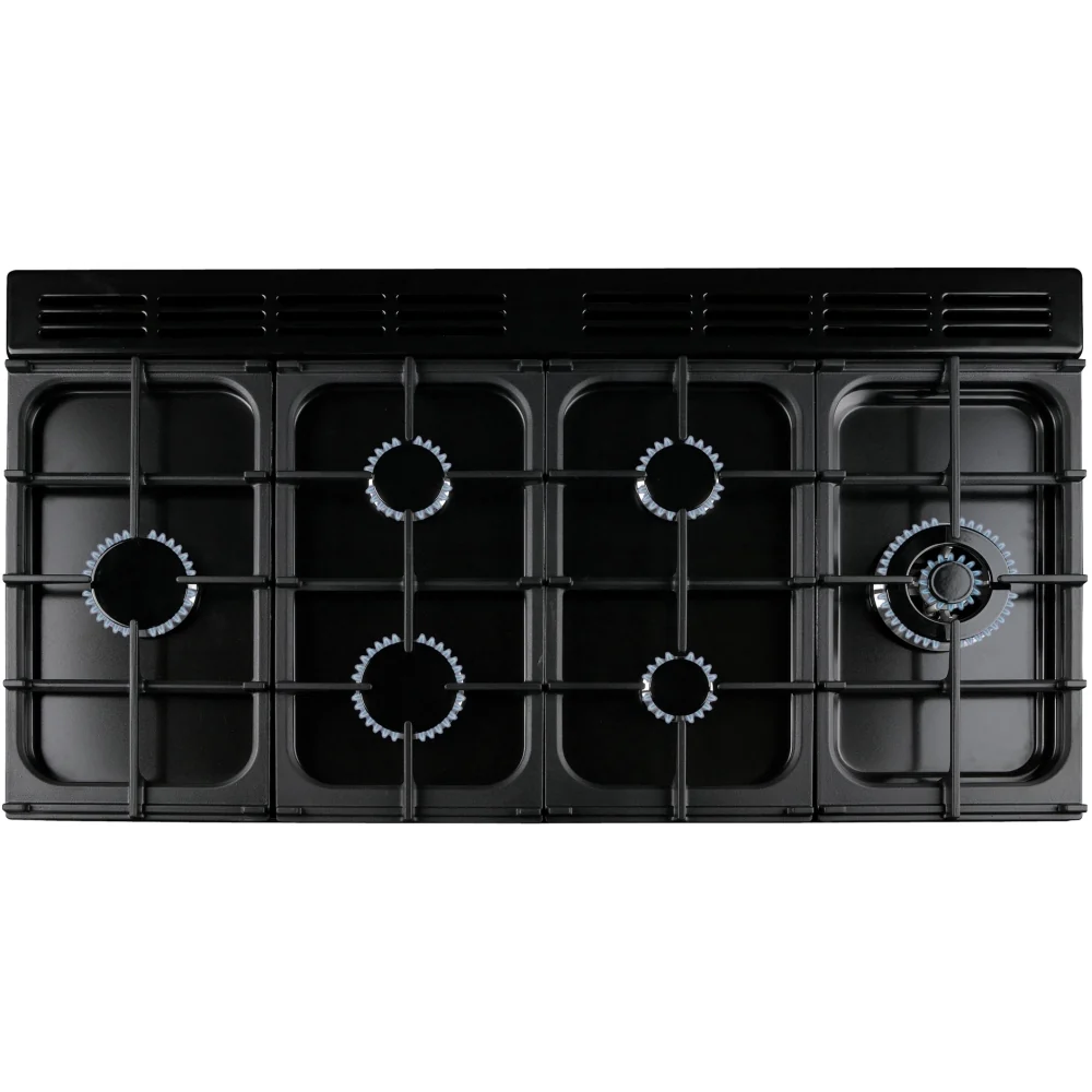 Rangemaster CLO110DFPMSB/CM1 - Misty Blue/Chrome 110cm Dual Fuel Range Cooker - 160L Capacity - A Energy - Image 5