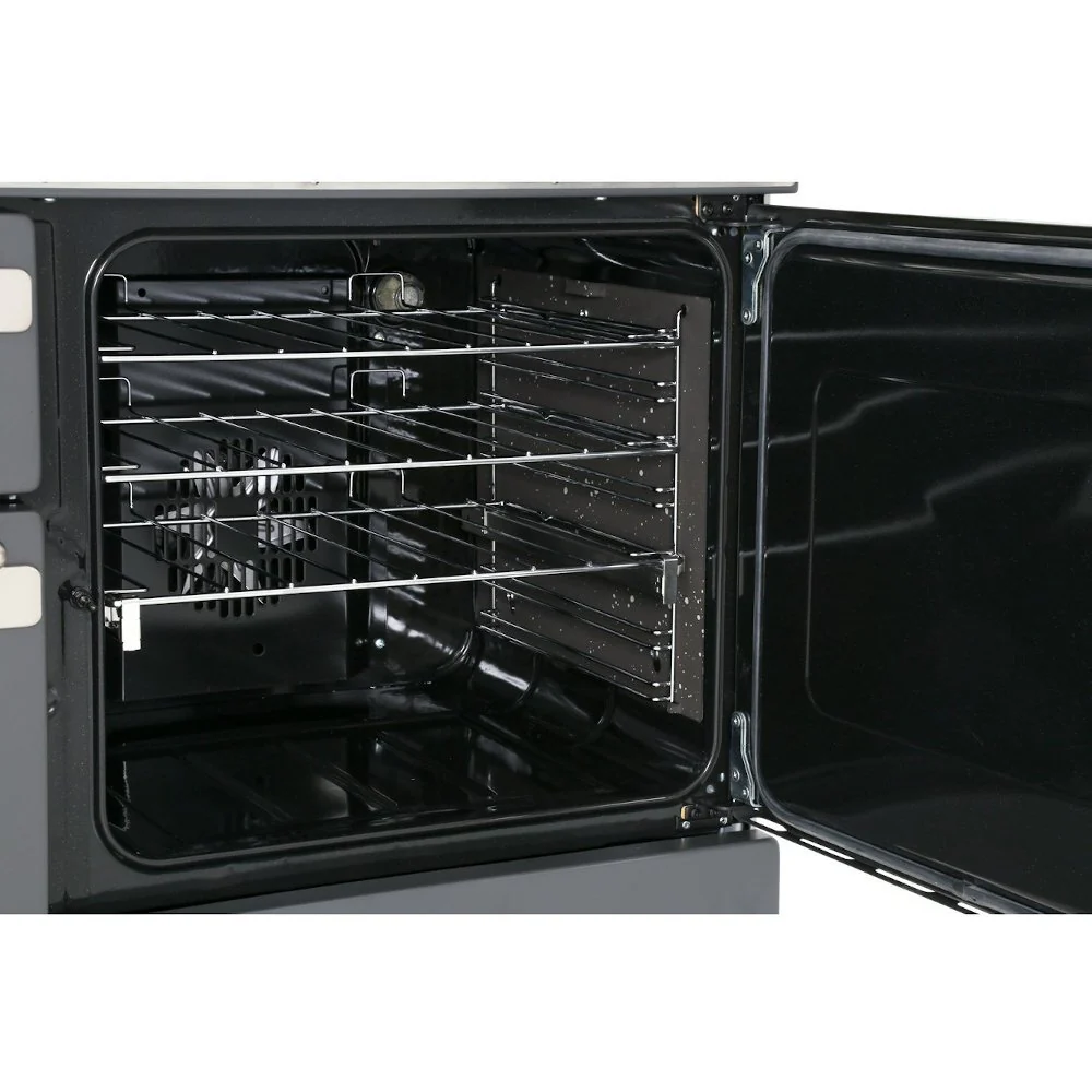 Rangemaster Elise ELS110DFFCR - Cream/Brushed Chrome Dual Fuel Range Cooker - 146L - A Rated - Image 5