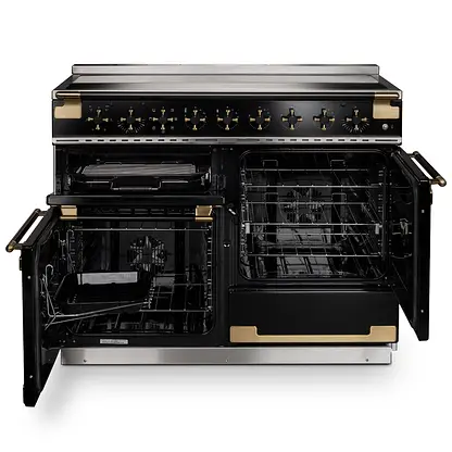 Rangemaster ELS110EIGB/BE - Black Range Cooker - 110cm Induction - 79L Capacity - Image 2