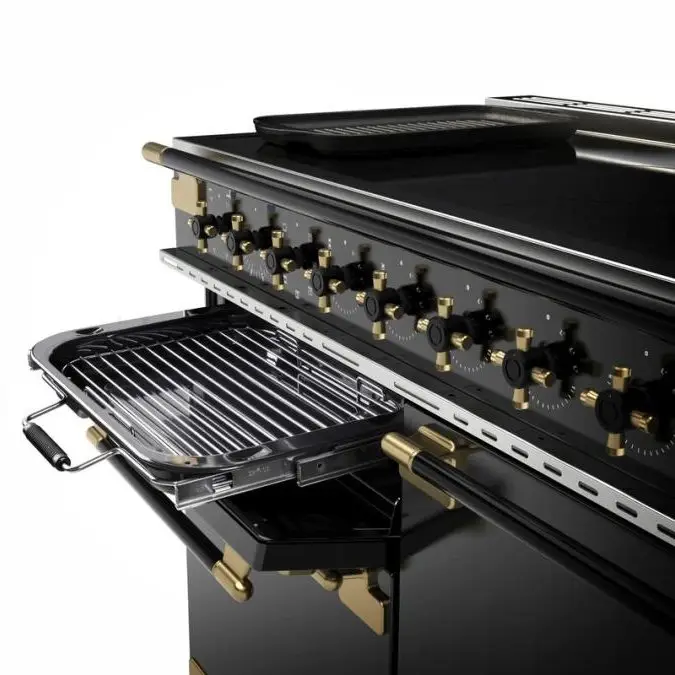 Rangemaster ELS110EIGB/BE - Black Range Cooker - 110cm Induction - 79L Capacity - Image 4