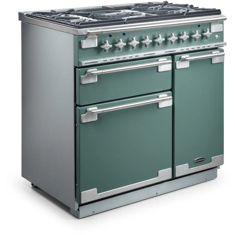Rangemaster ELS90DFFCR - Cream/Chrome 90cm Dual Fuel Range Cooker - Twin Cavity - A Rated - Image 5
