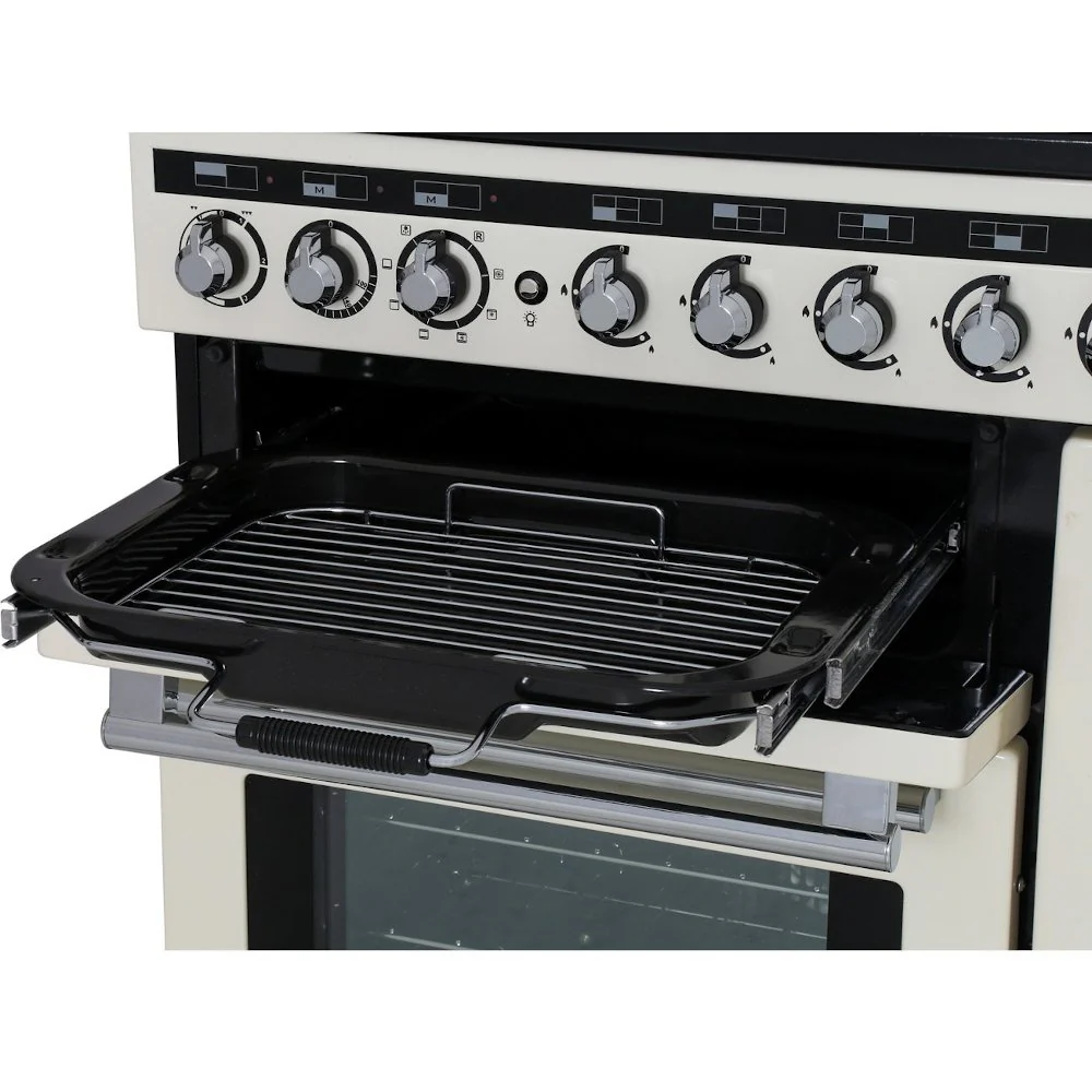 Rangemaster Encore EDL90DFFBL/C - Black Dual Fuel Range Cooker - 90cm - A Rated - Image 5