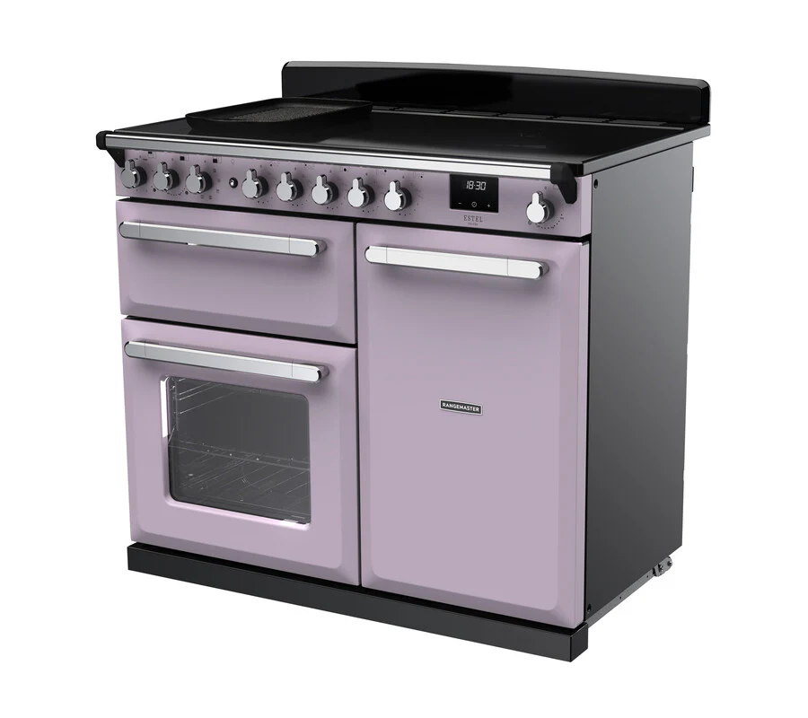 Rangemaster ESDL100EIPHTH/CM1 Estel Deluxe 100cm Induction Heather/Chrome - Image 3