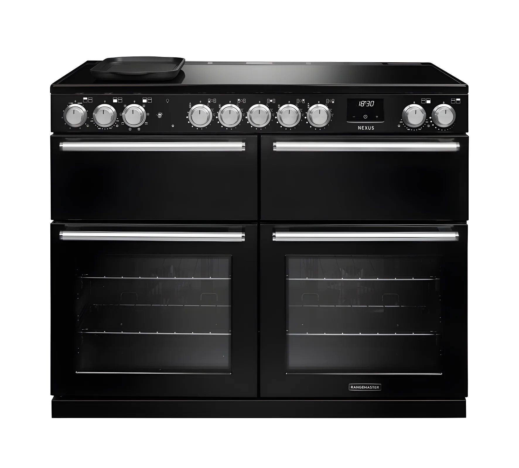 Rangemaster Nexus 110 NEXB110EIPCBL/CM1 - Charcoal Black Induction Range Cooker - 5 Zones - A Energy