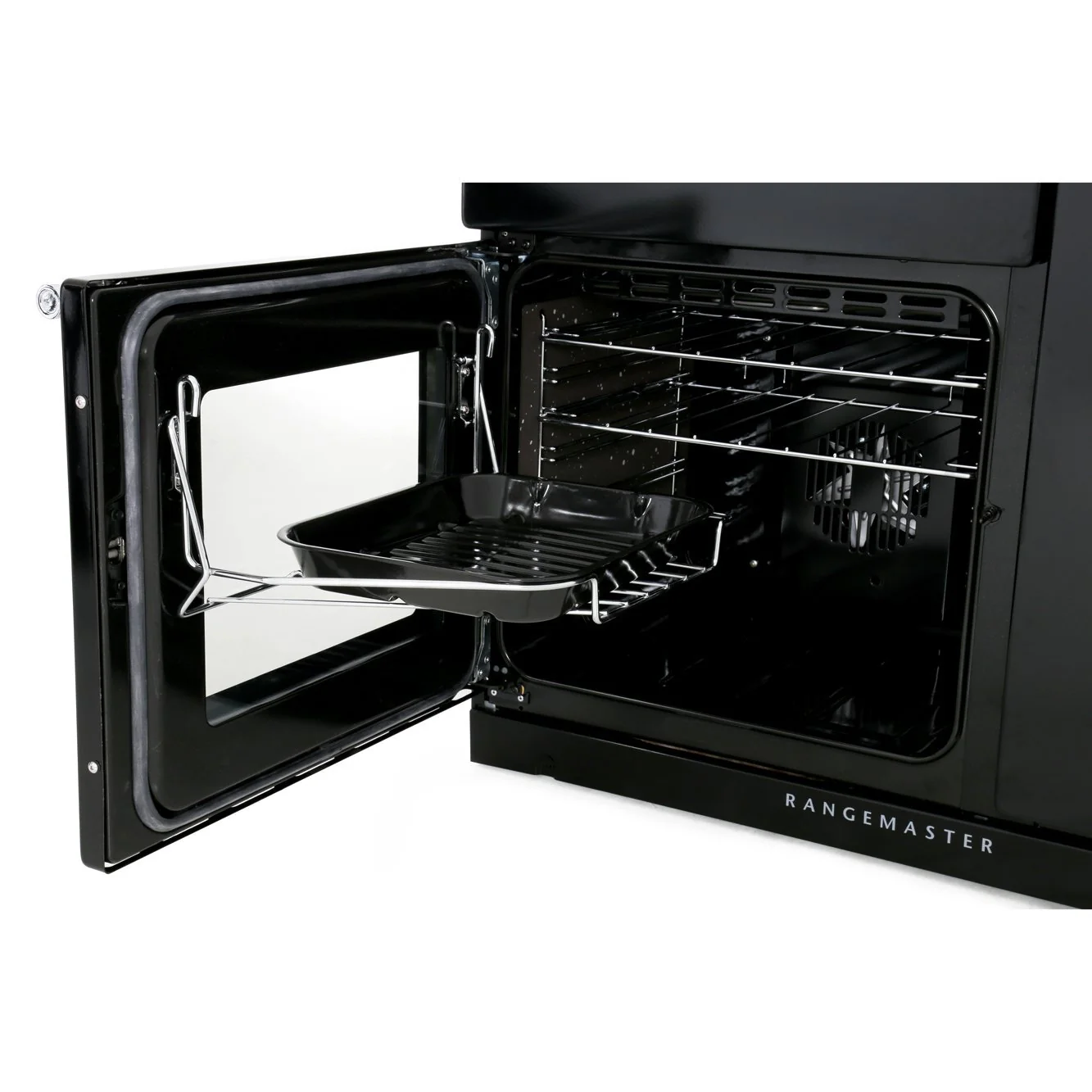 Rangemaster NEX90EIBL/C - Black 90cm Range Cooker - Induction - A Rated - Image 4