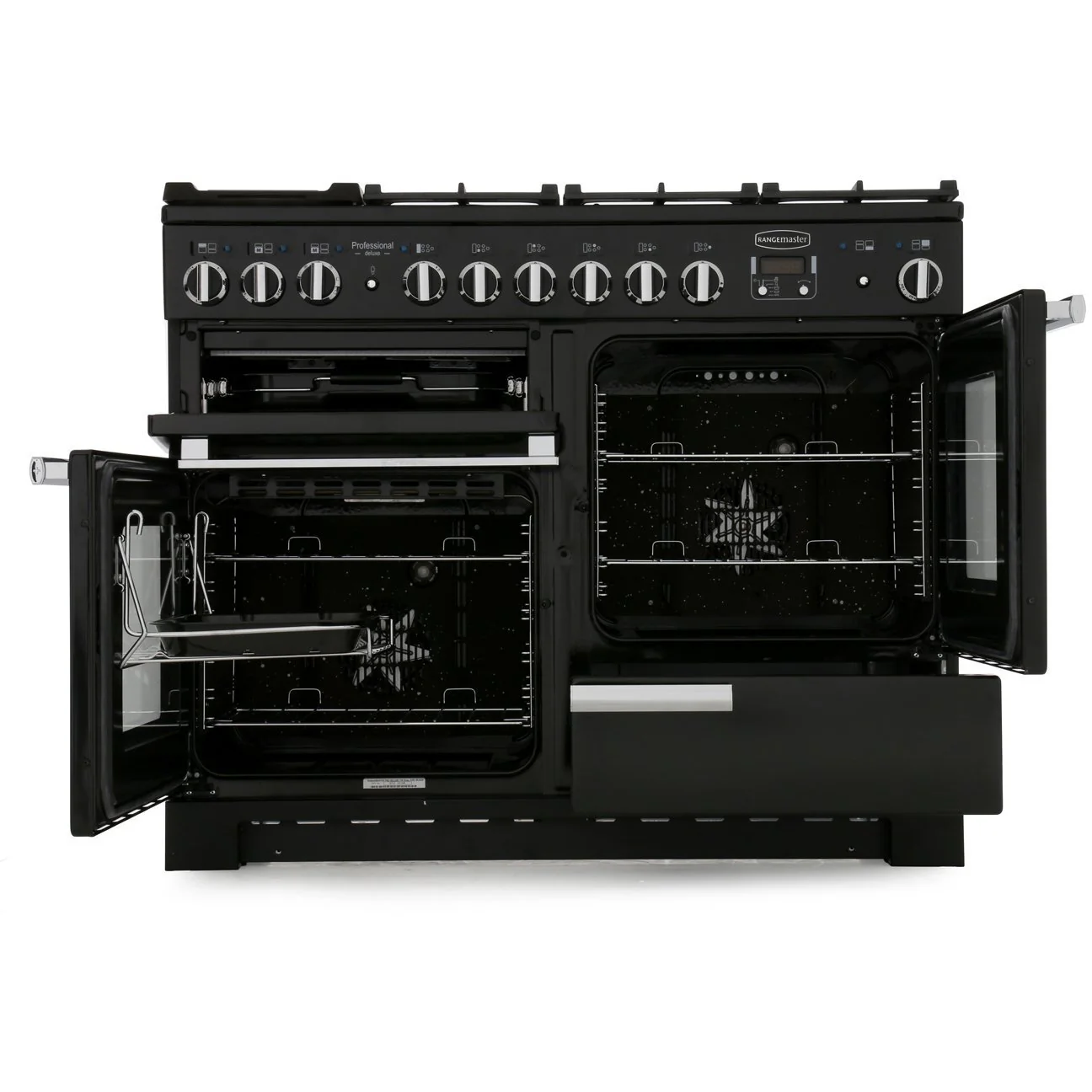 Rangemaster PDL110EICY/C - Cranberry Red 110cm Range Cooker - Induction - A Rated - Image 2