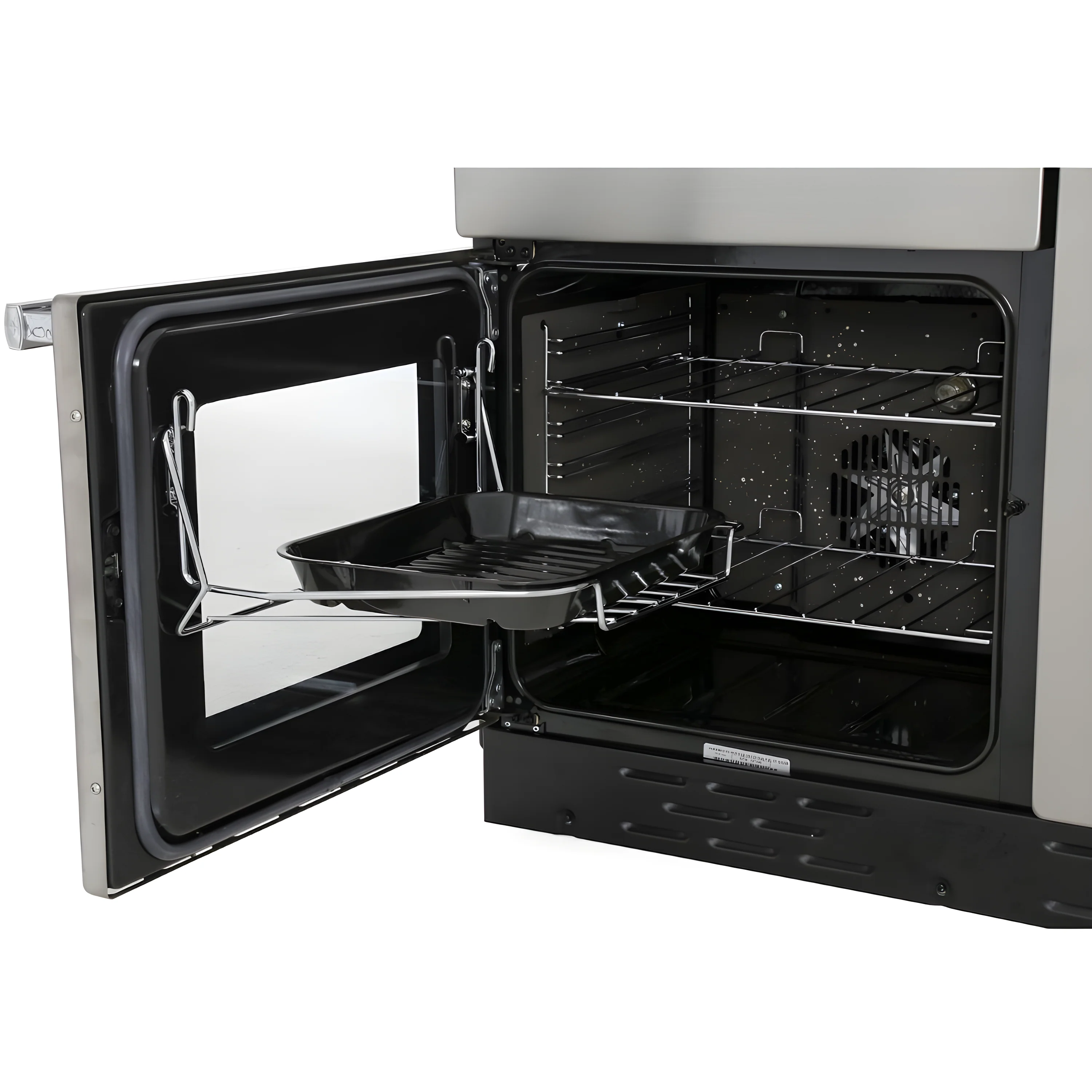 Rangemaster Professional Plus PROP100DFFCY/C - Cranberry/Chrome Dual Fuel Range Cooker - 73L+82L - A Rated - Image 3