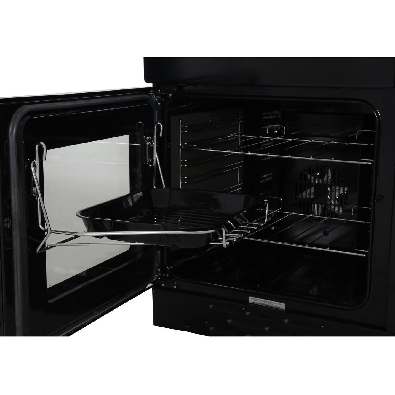 Rangemaster Professional Plus PROP90ECGB/C - Black/Chrome Range Cooker - 90cm Ceramic - A Rated - Image 4